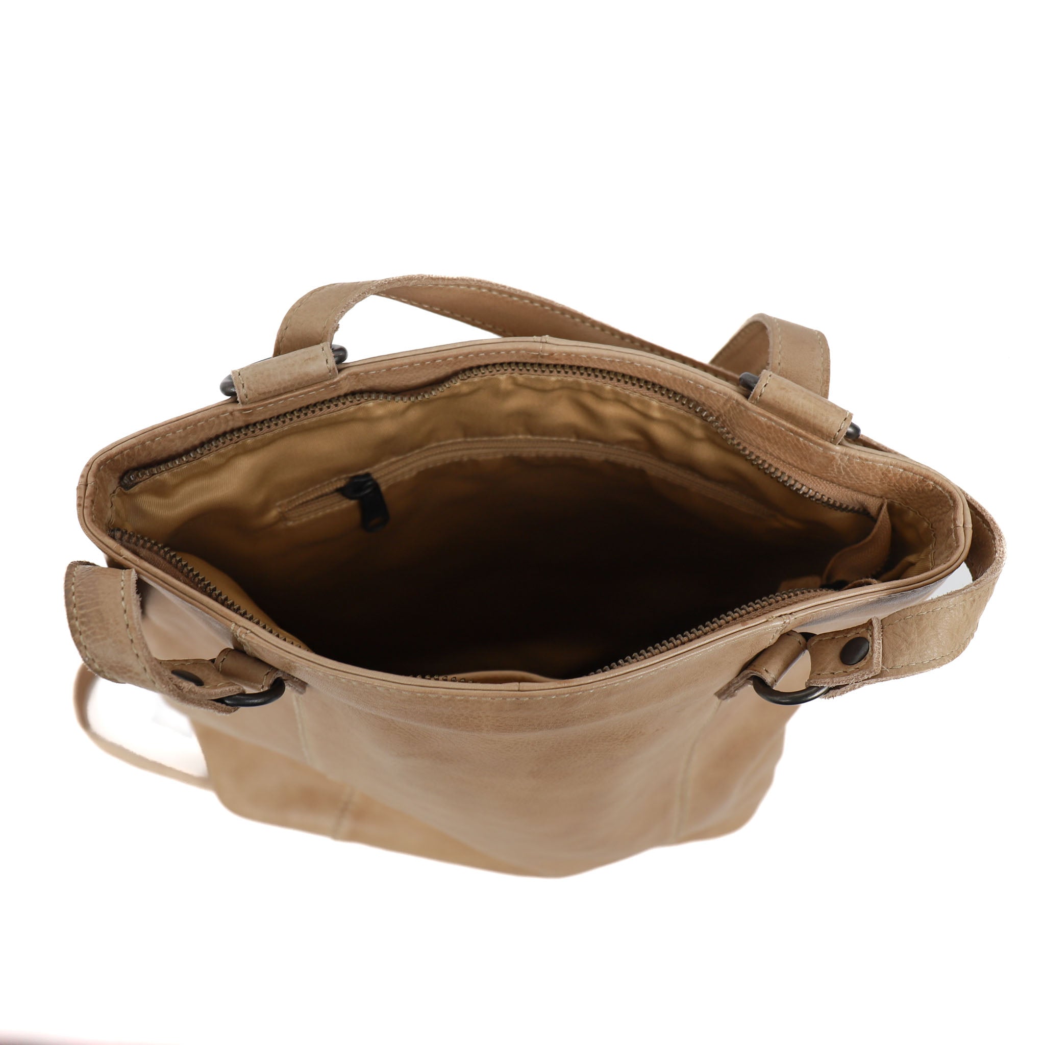 Backpack/shoulder bag 'Sandy' L beige