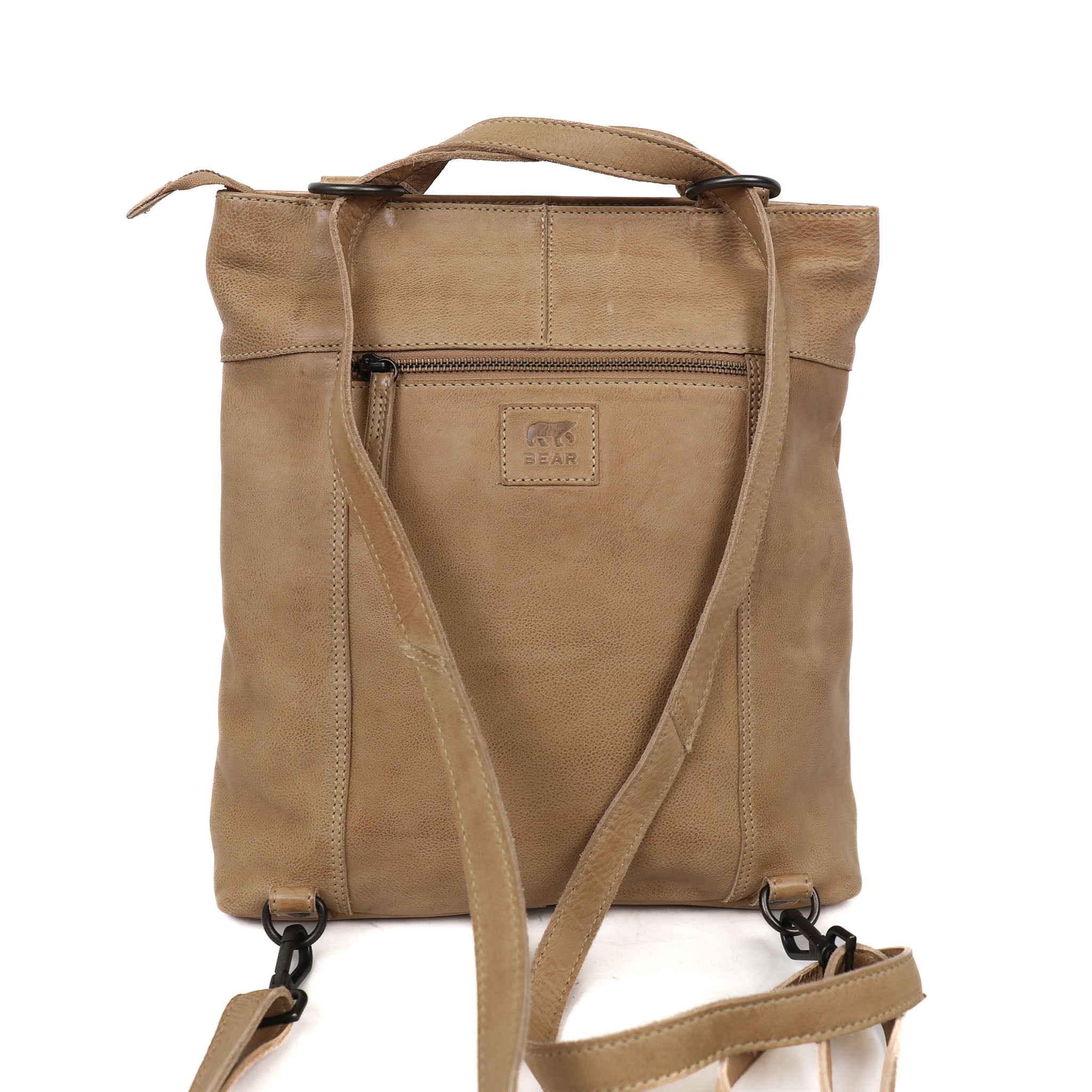 Backpack/shoulder bag 'Sandy' L beige