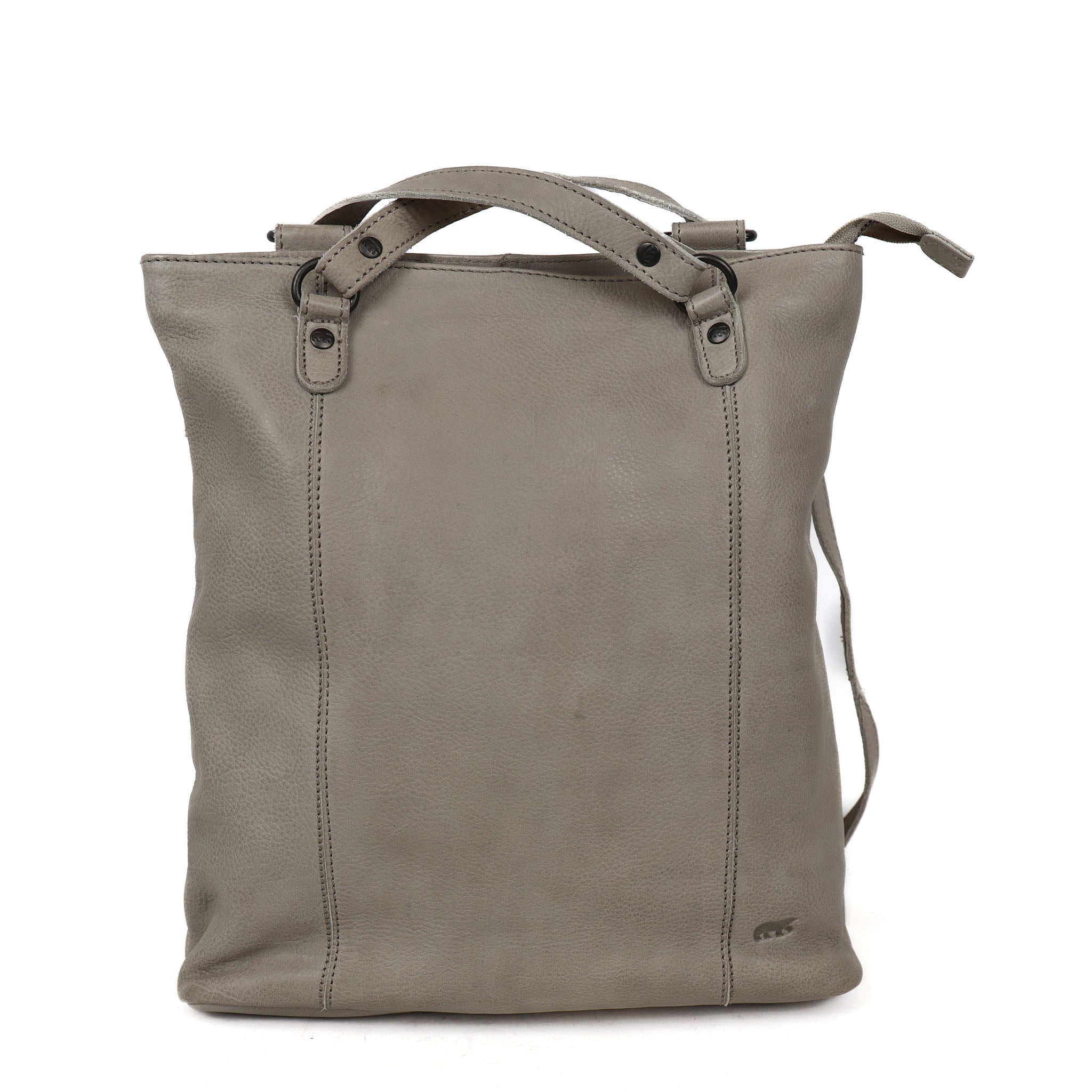 Backpack/shoulder bag 'Sandy' L silver mink