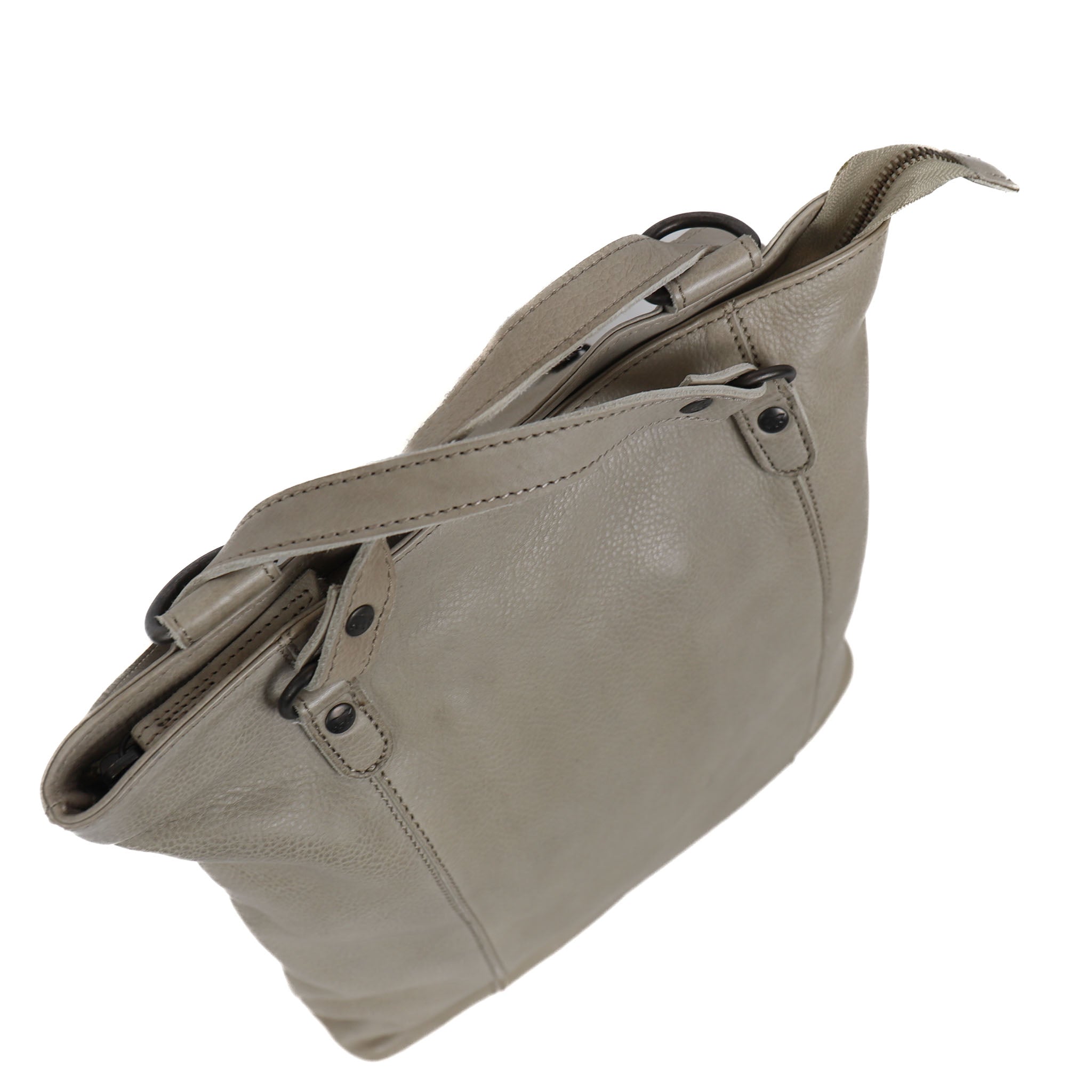 Backpack/shoulder bag 'Sandy' L silver mink