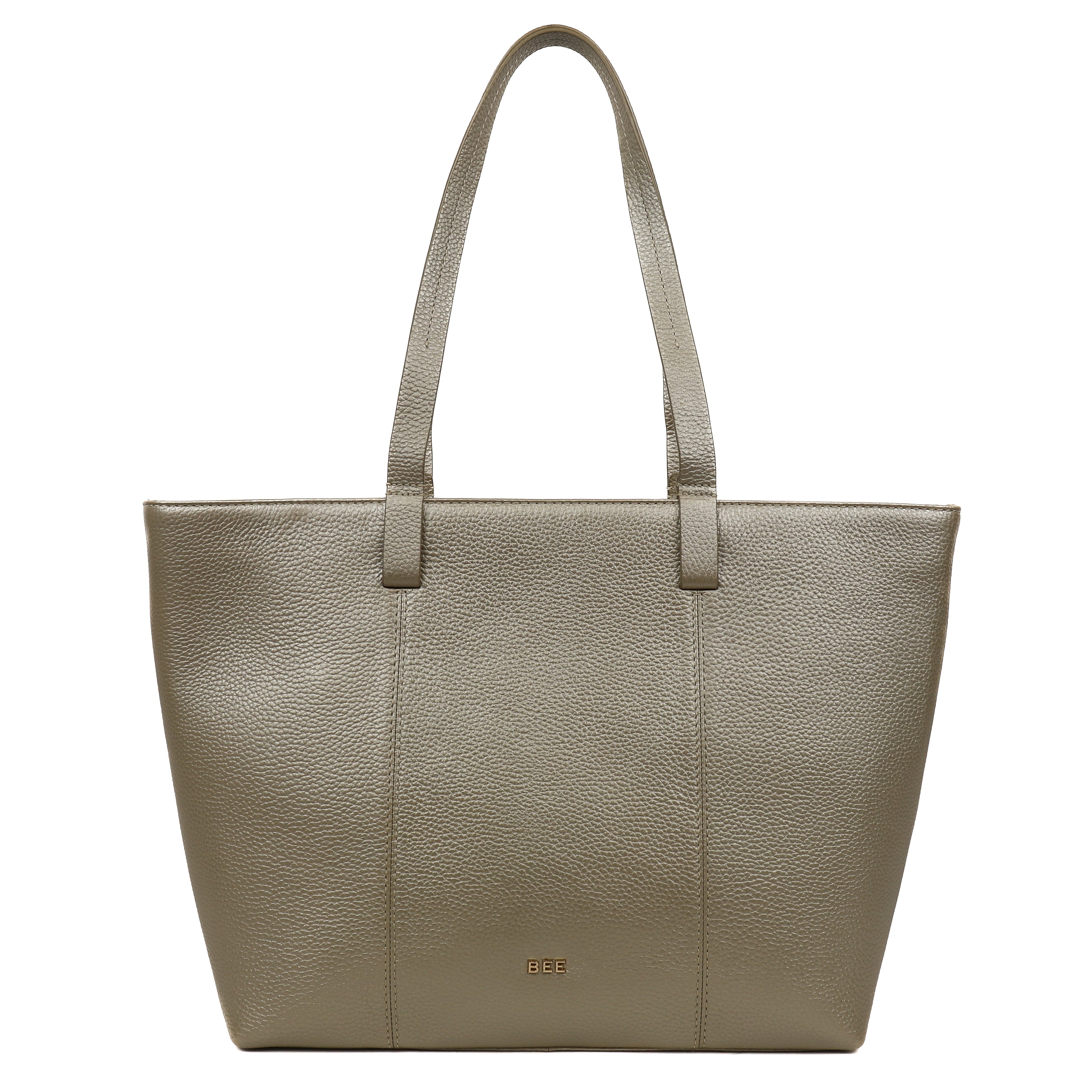 Grote shopper 'Maya' Metallic Gold