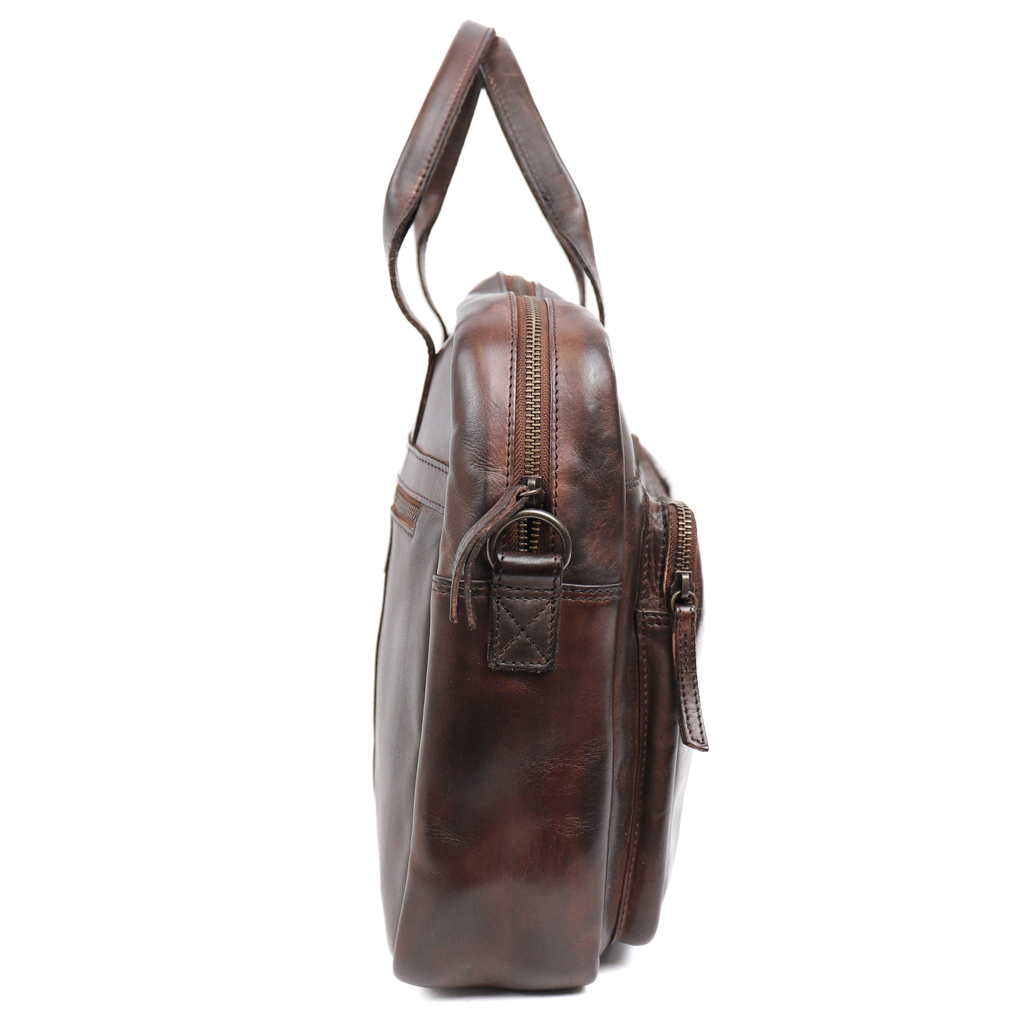 Laptop bag 'Hugo' dark brown - CL 32815