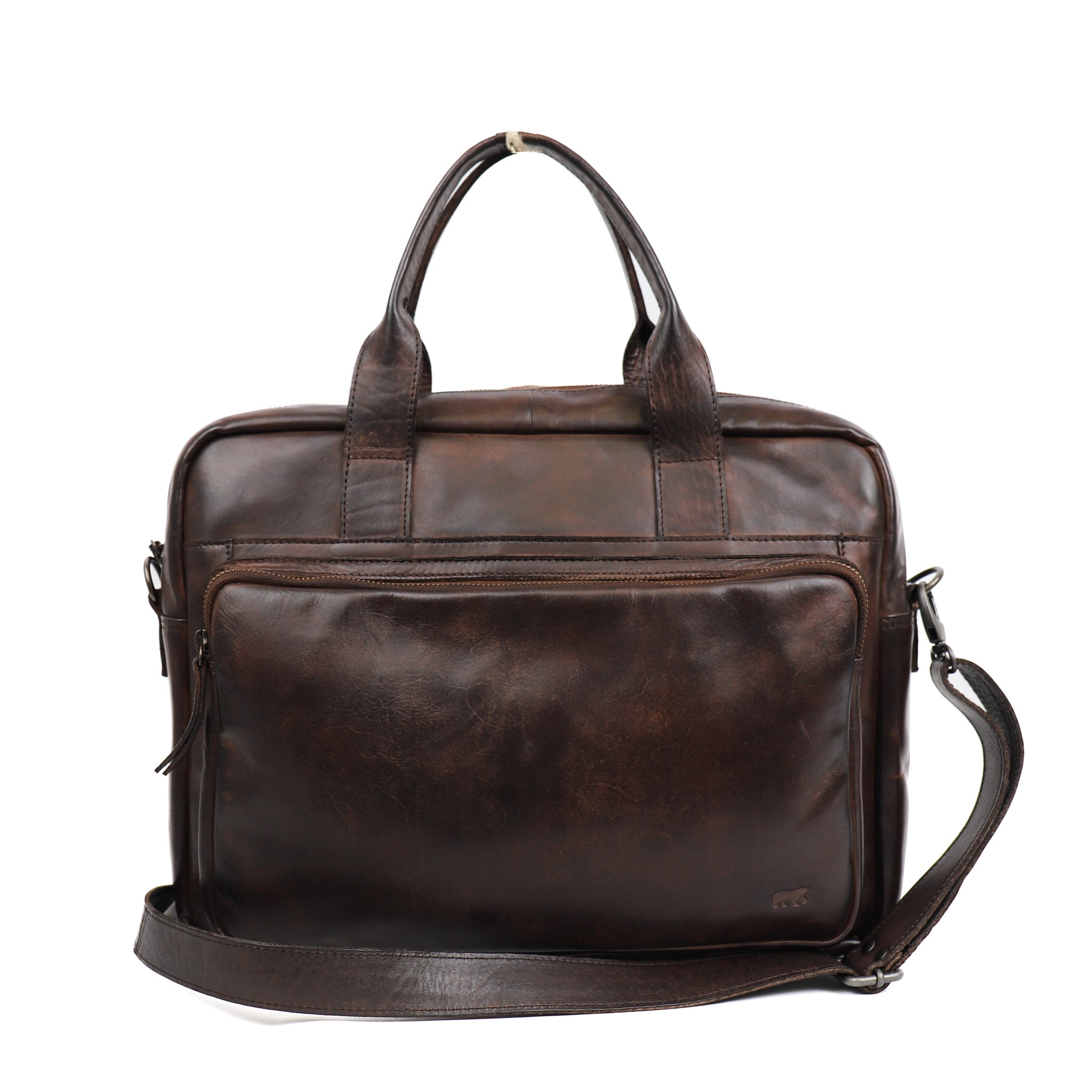 Laptop bag 'Hugo' dark brown - CL 32815