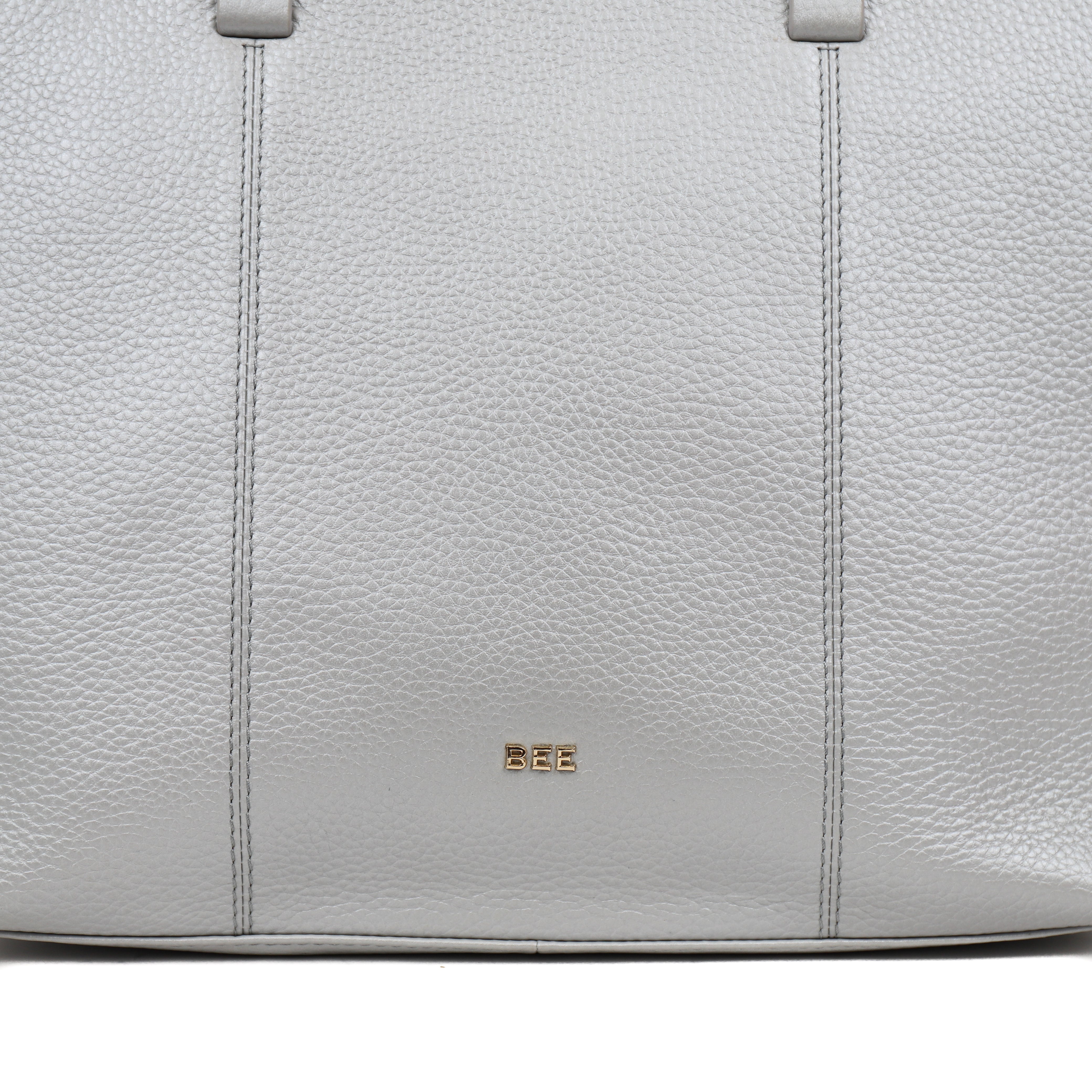 Grote shopper 'Maya' Metallic Silver