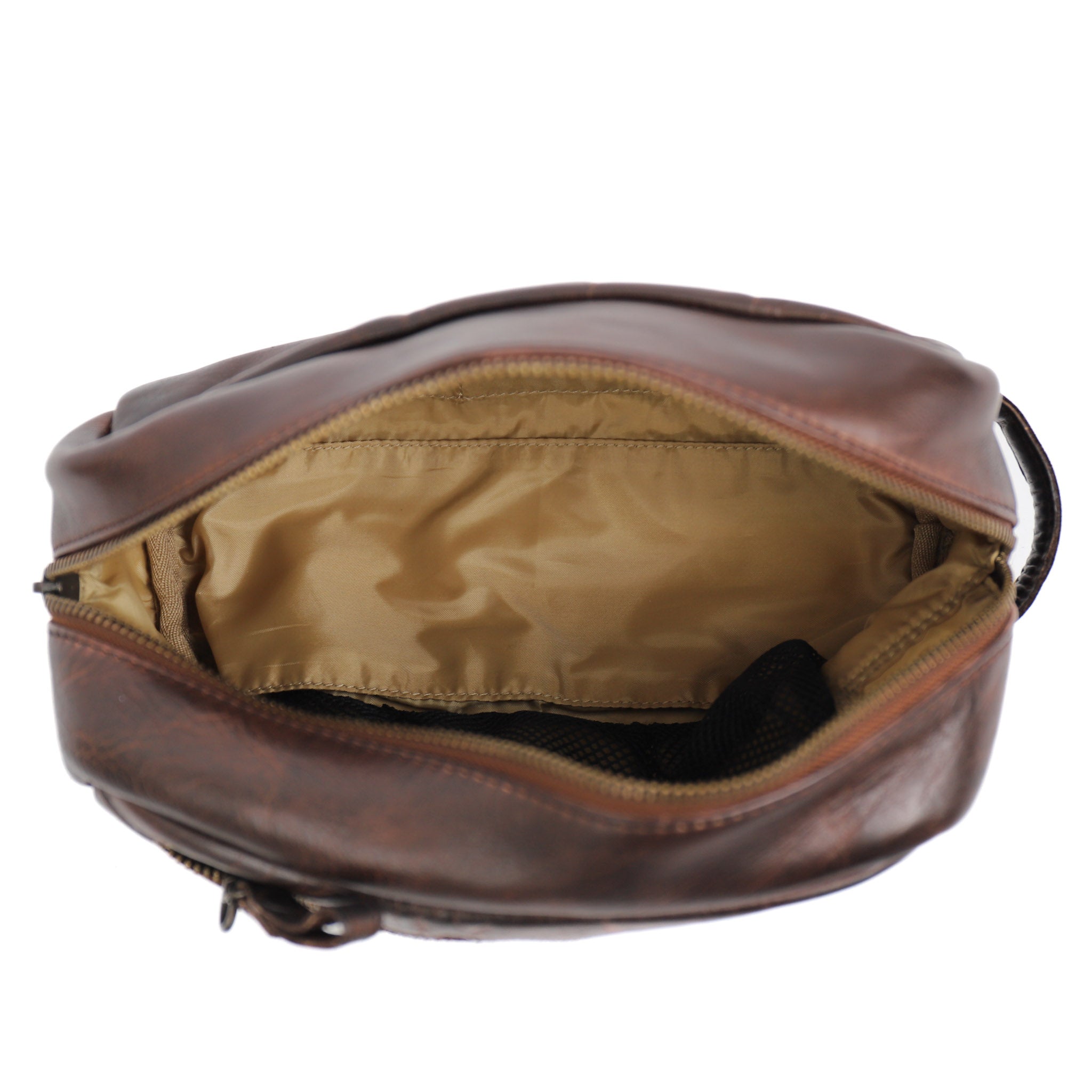Toiletry bag 'Cees' brown