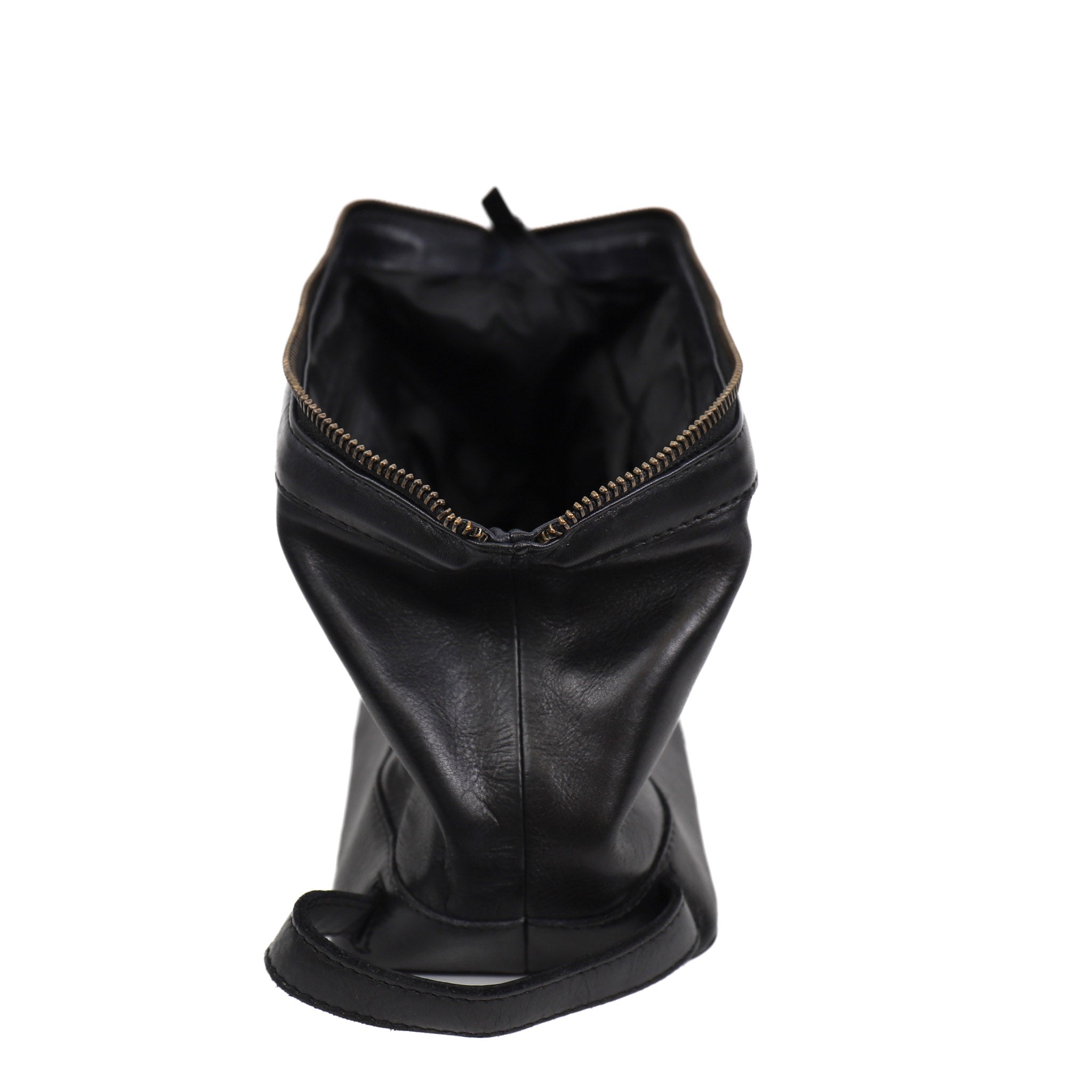 Toiletry bag bracket closure 'Oliviër' black