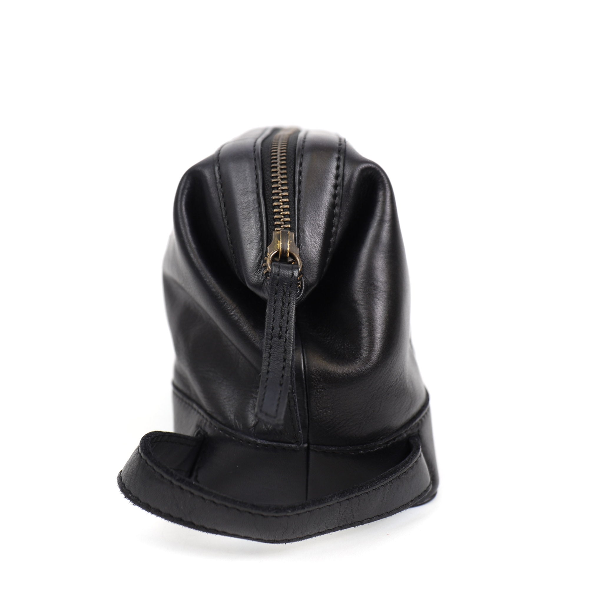 Toiletry bag bracket closure 'Oliviër' black
