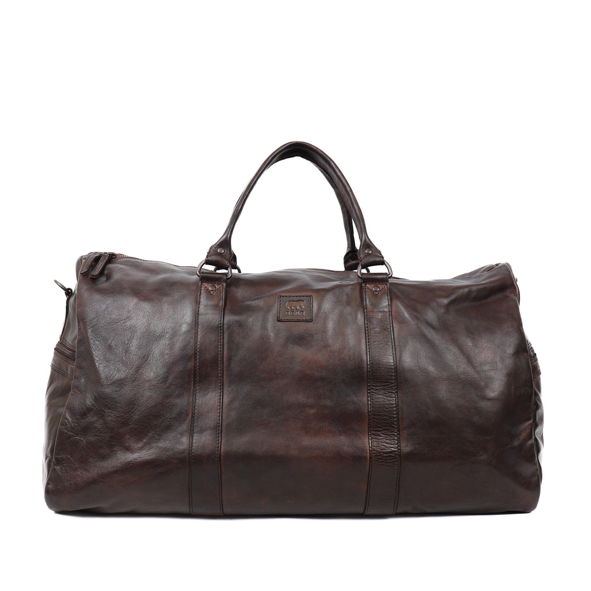 Weekend bag 'Ruben' dark brown