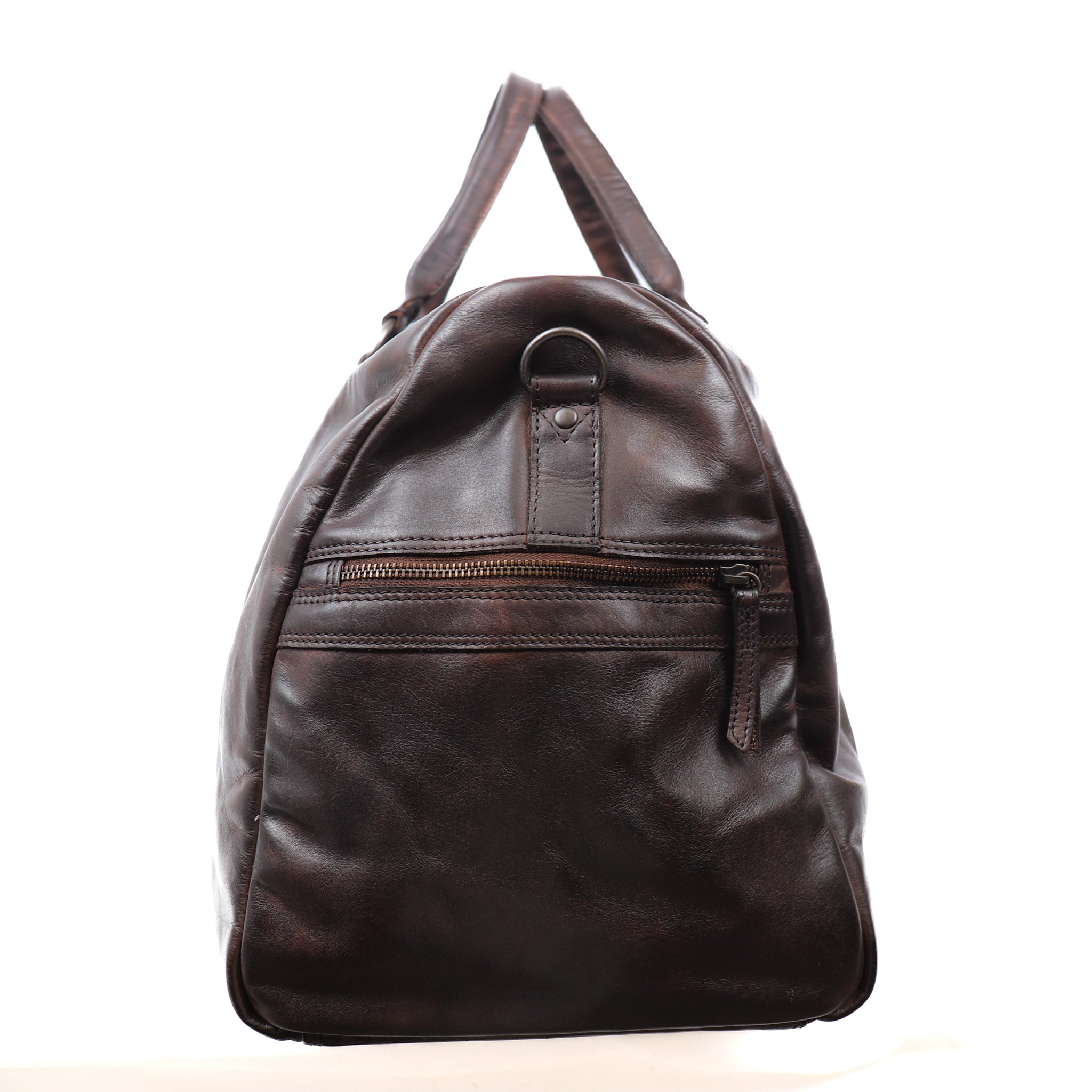Weekend bag 'Ruben' dark brown