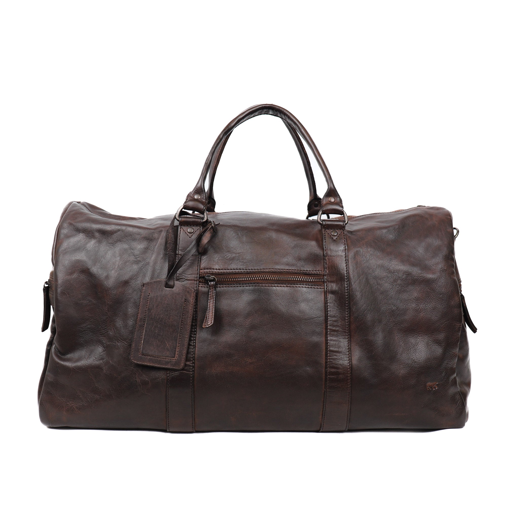 Weekend bag 'Ruben' dark brown