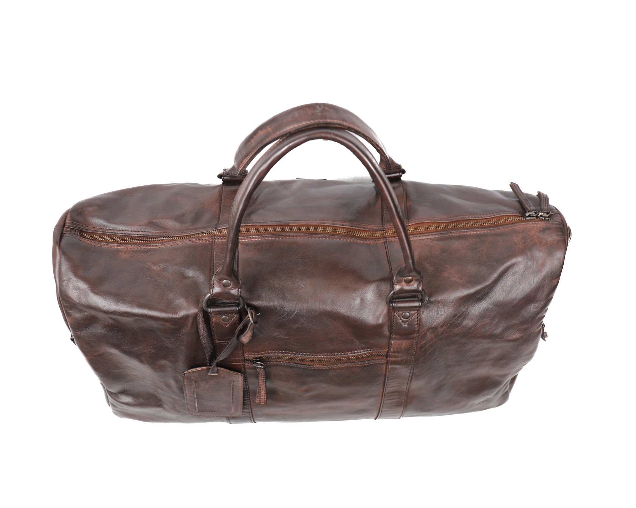 Weekend bag 'Ruben' dark brown