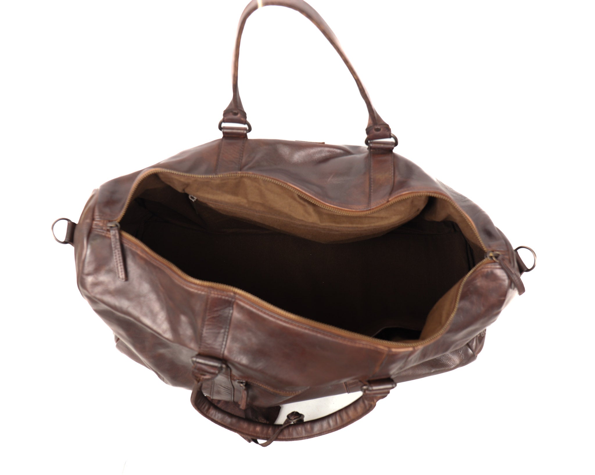 Weekend bag 'Ruben' dark brown