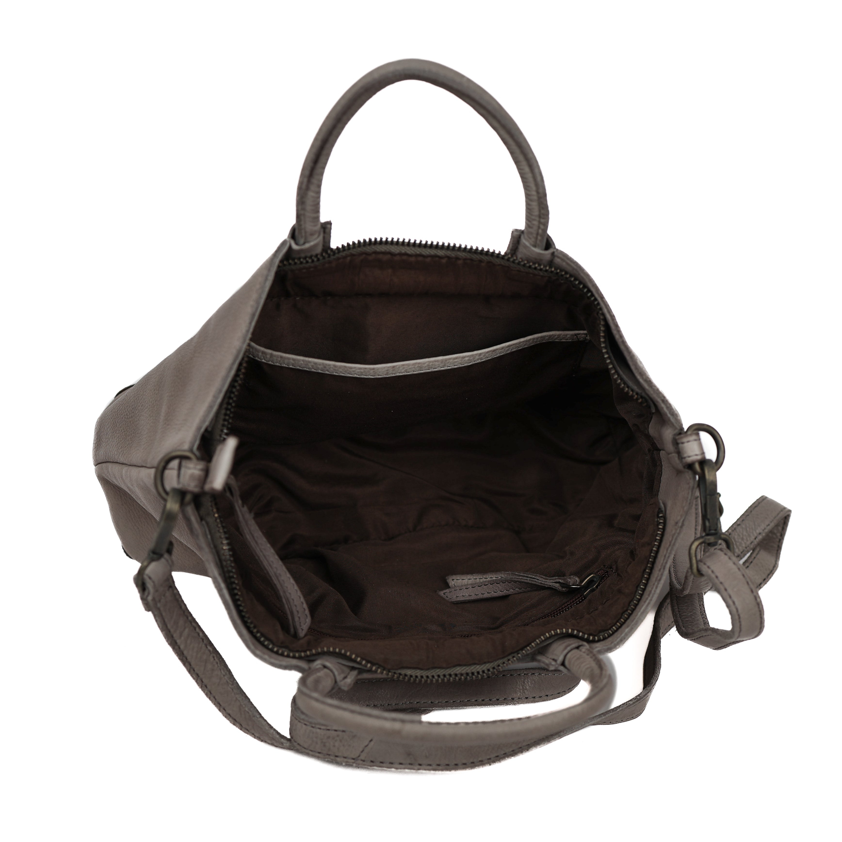 Hand/shoulder bag 'Jasmine' M grey