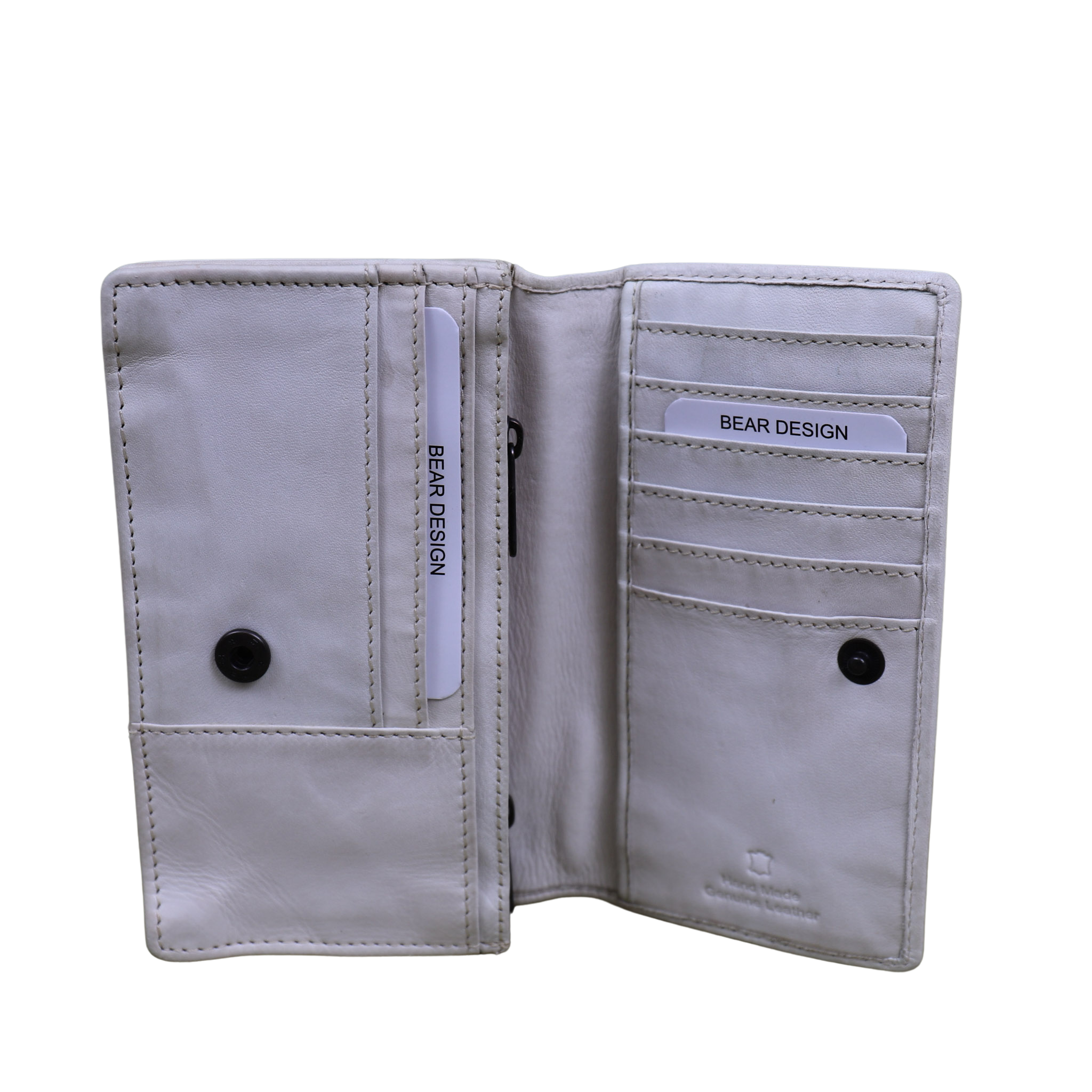 Wrap wallet 'Emma' Dirty White