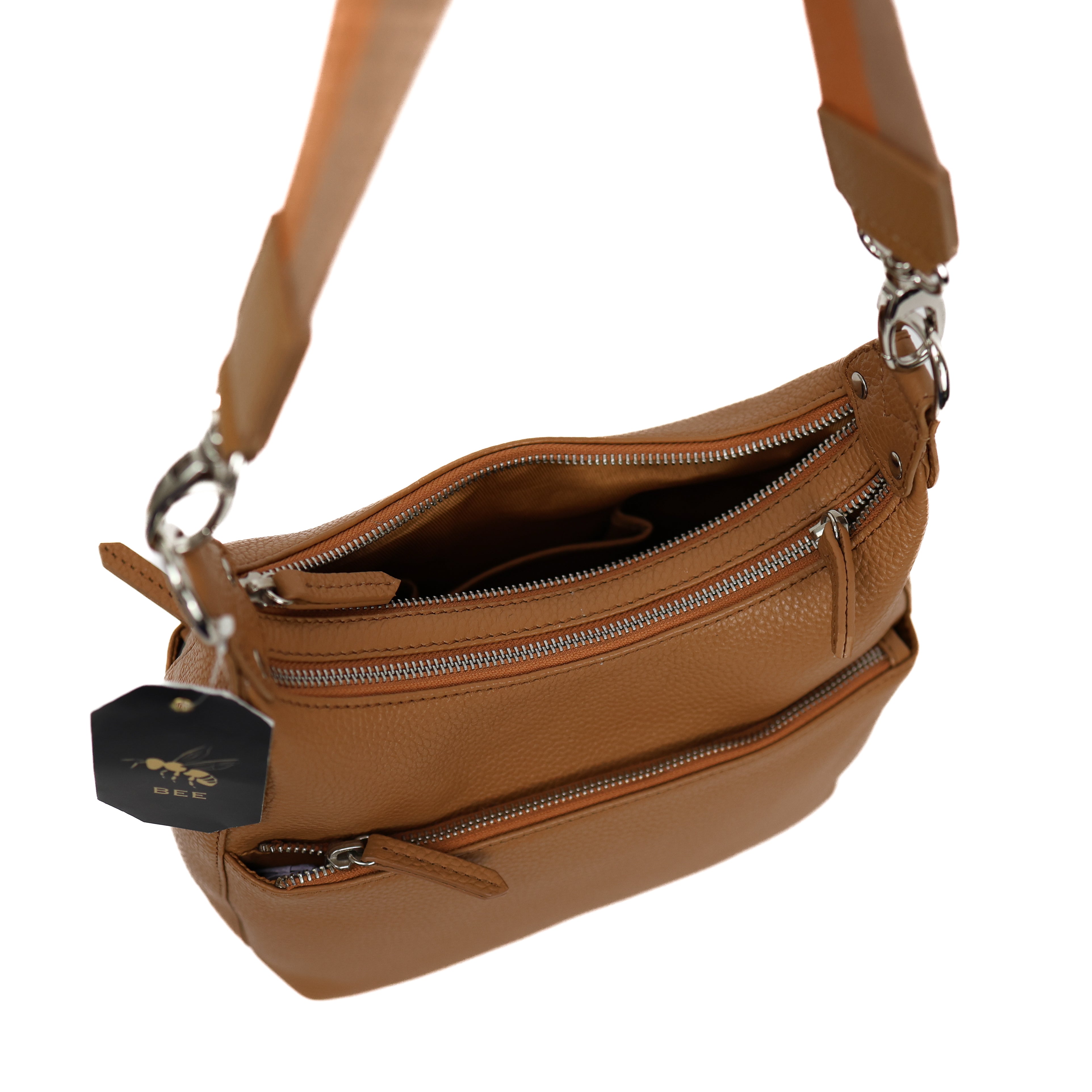 Hand/shoulder bag 'Thyrza' Camel