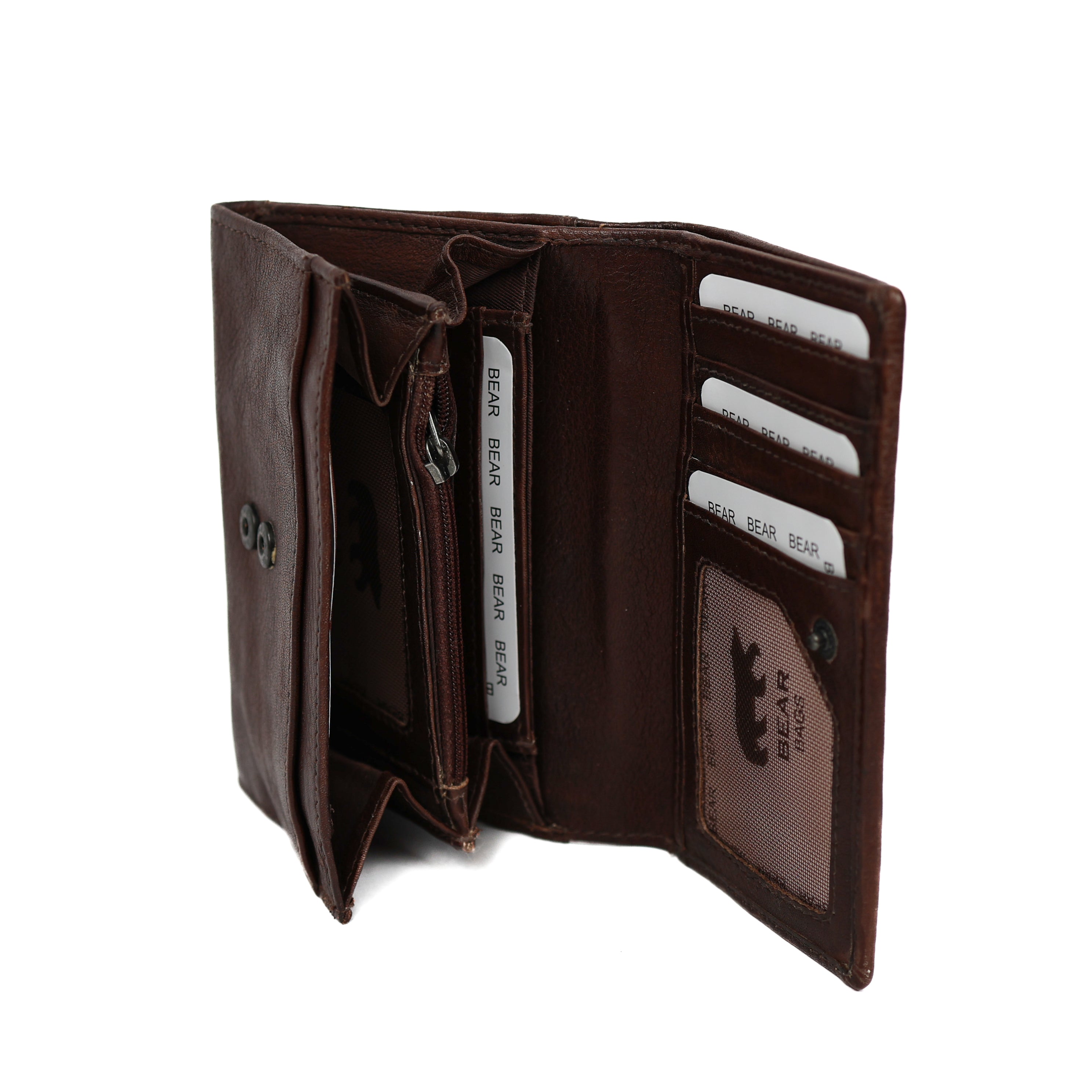 Wrap wallet 'Sweety' dark brown