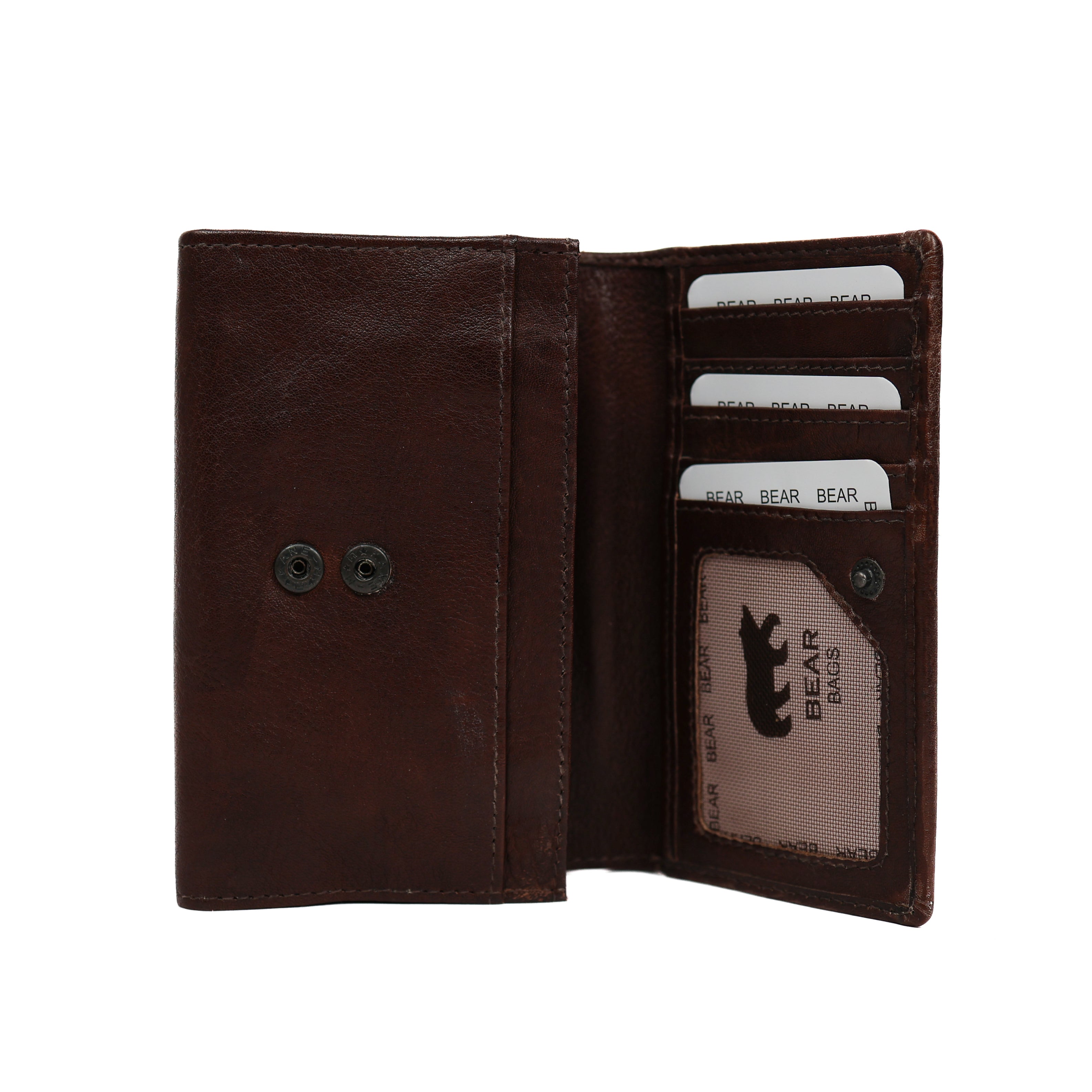 Wrap wallet 'Sweety' dark brown
