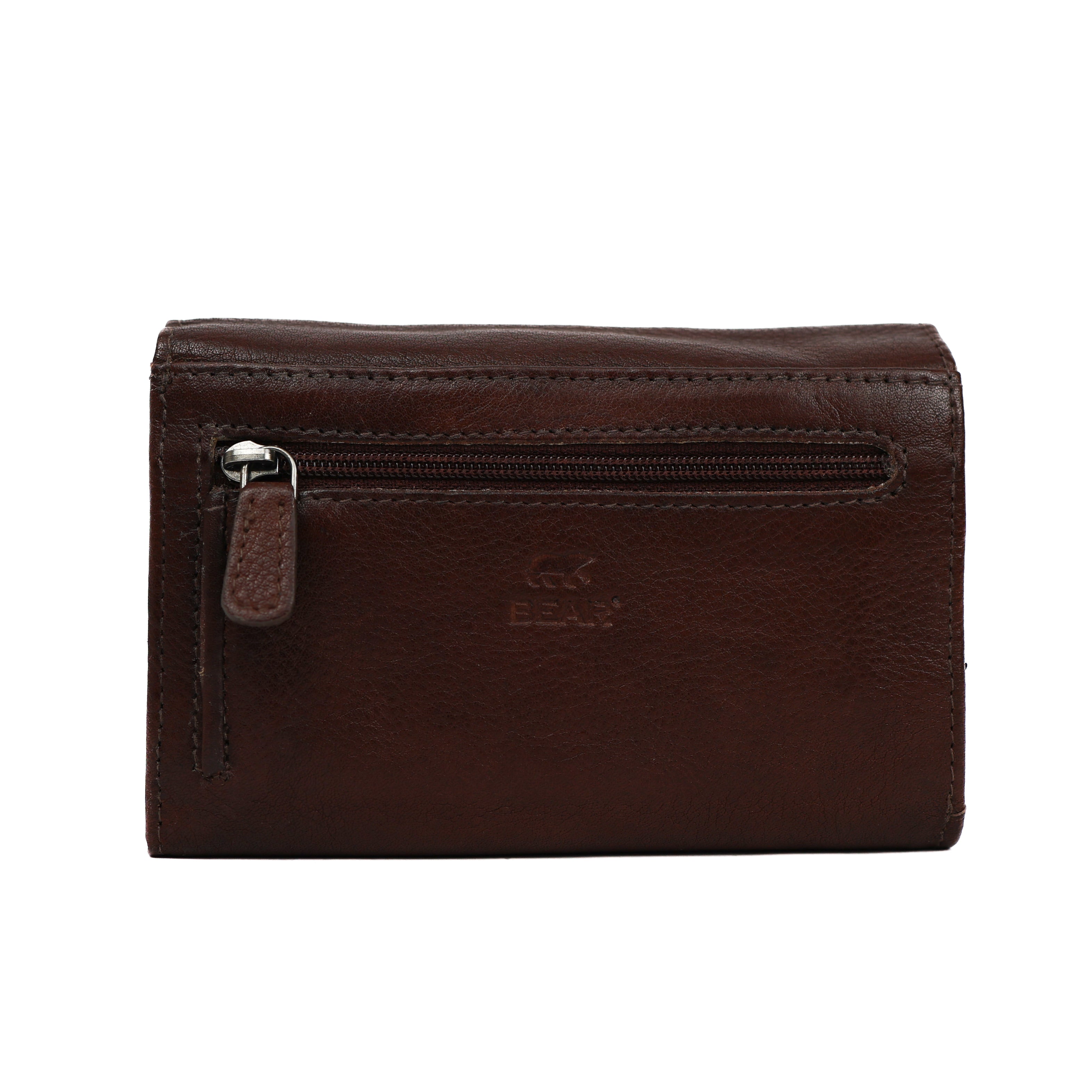 Wrap wallet 'Sweety' dark brown