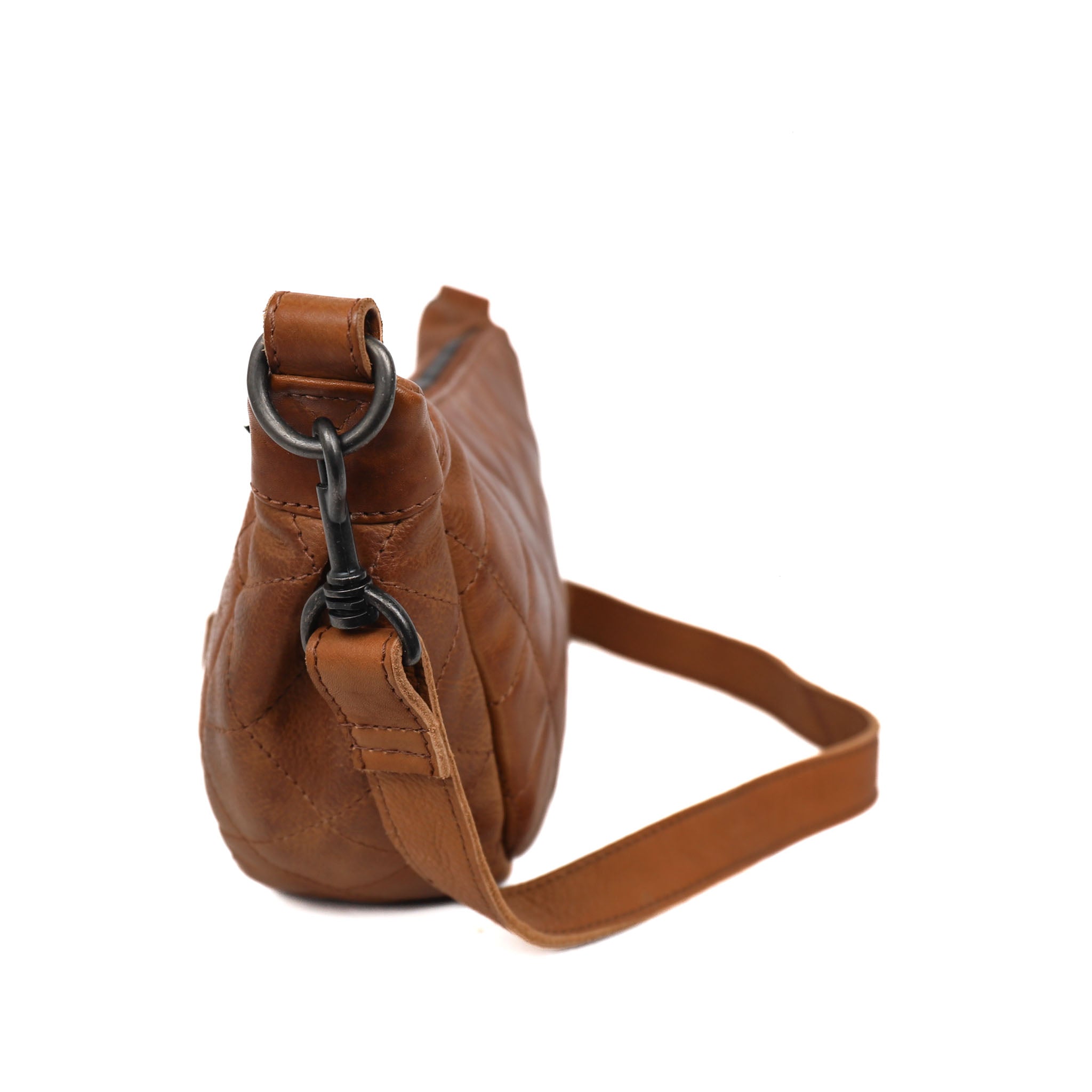 Crossbody tasje 'Laura' cognac