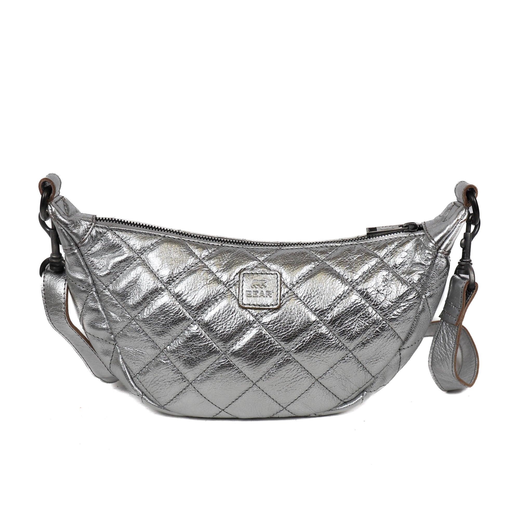 Crossbody tasje 'Laura' silver