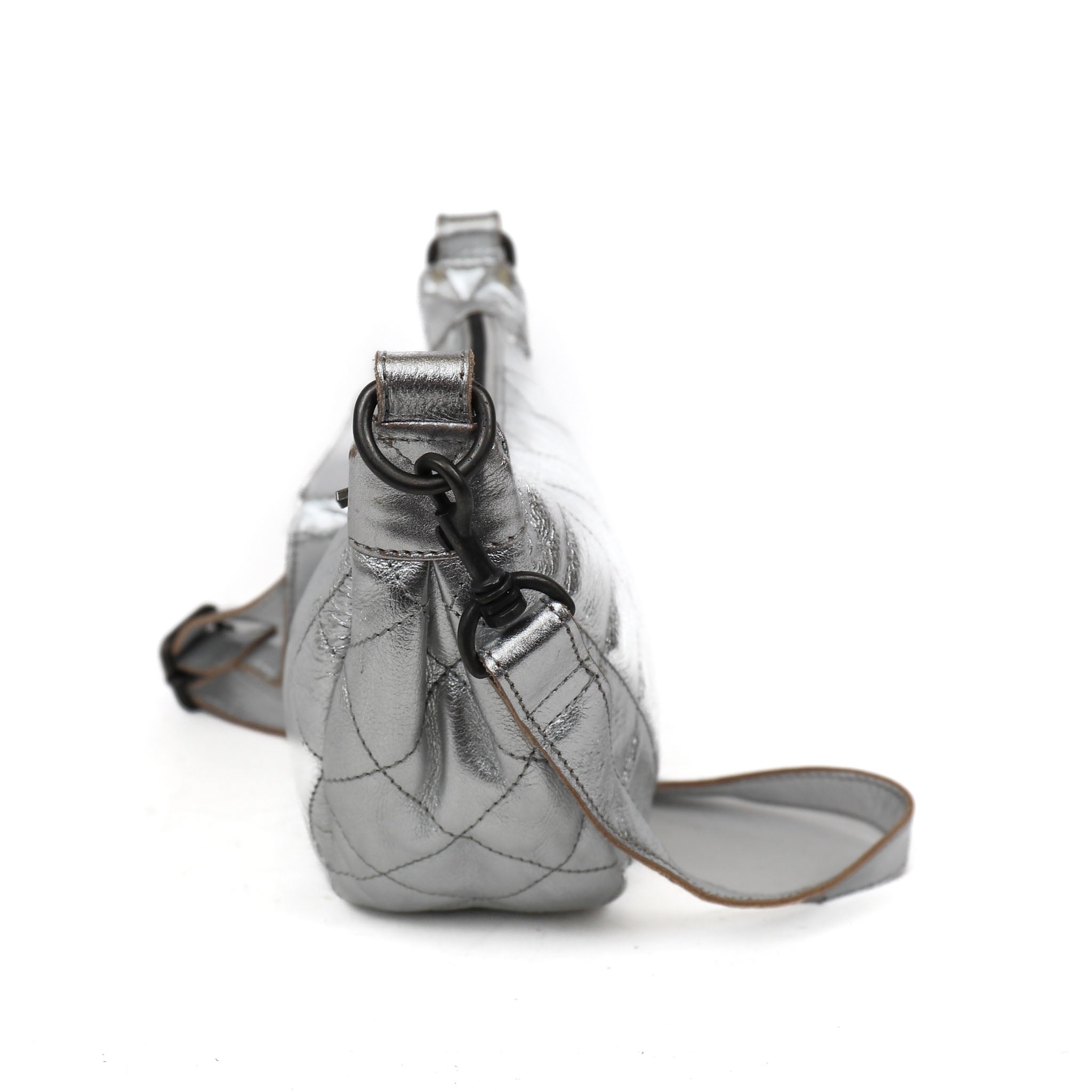 Crossbody tasje 'Laura' silver