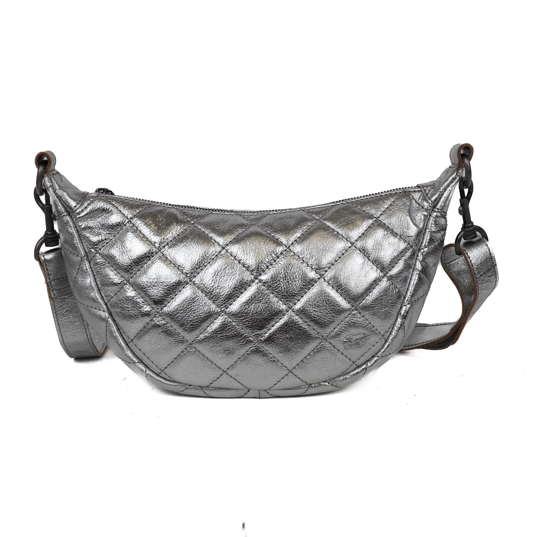 Crossbody tasje 'Laura' silver