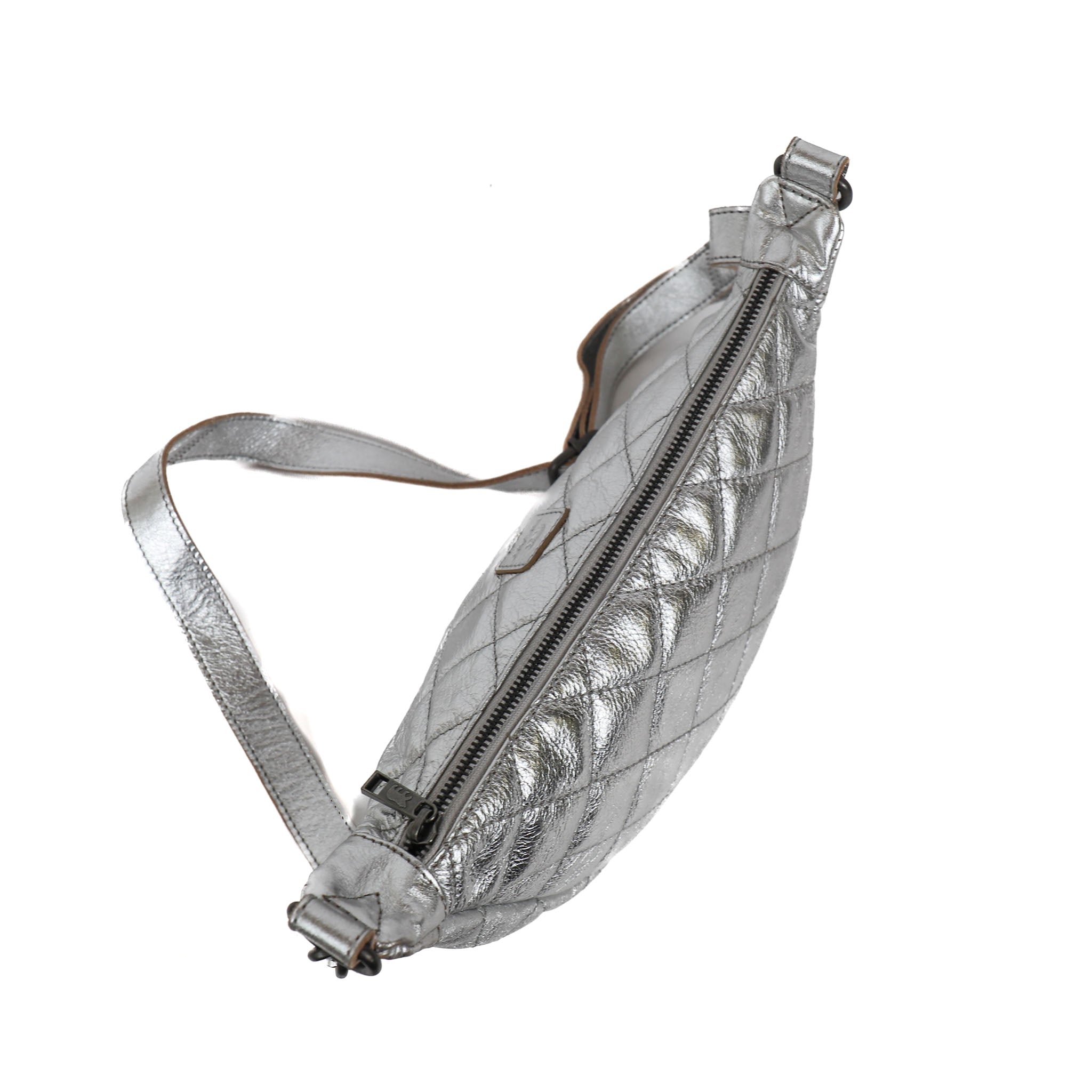 Crossbody tasje 'Laura' silver