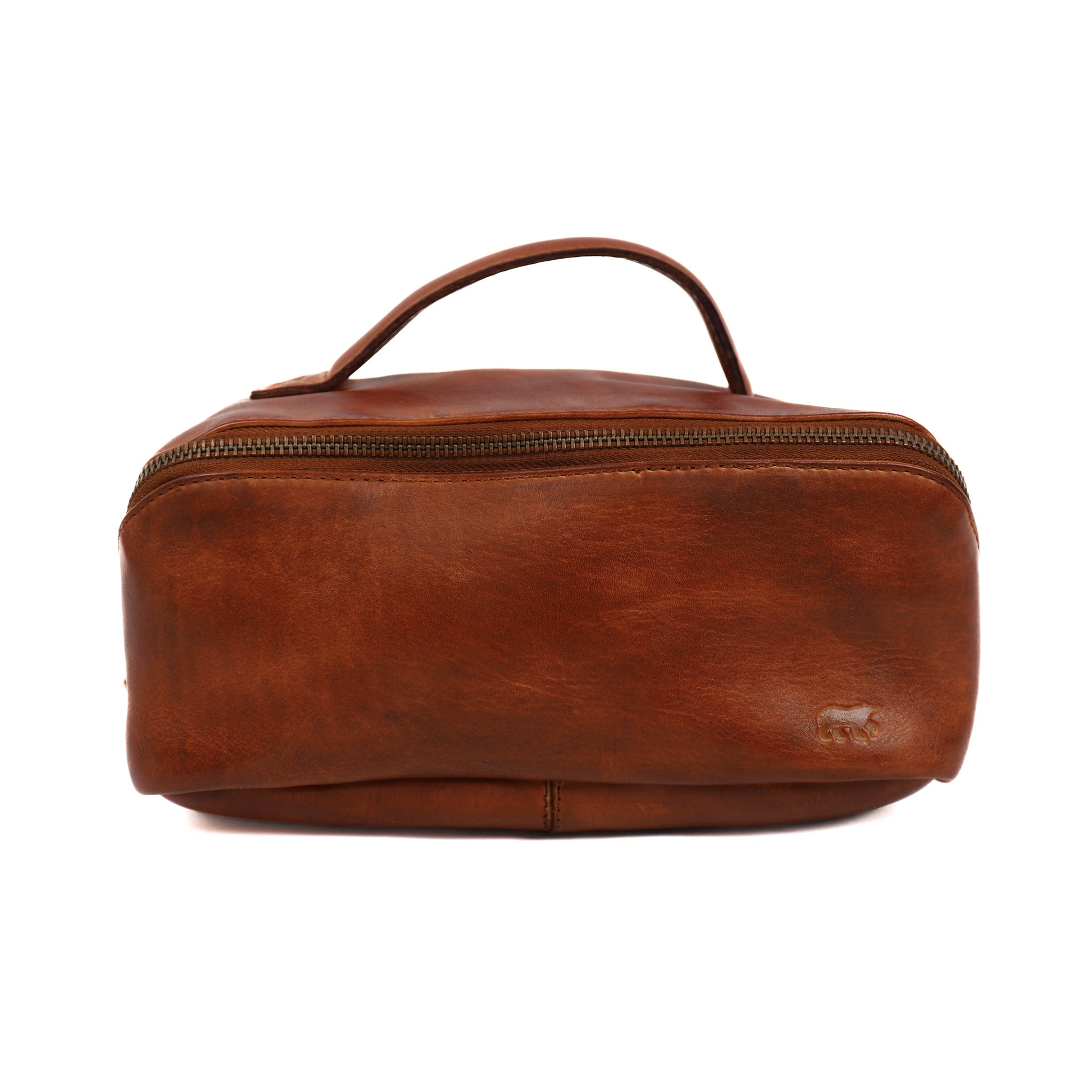 Toiletry bag 'Simone' cognac