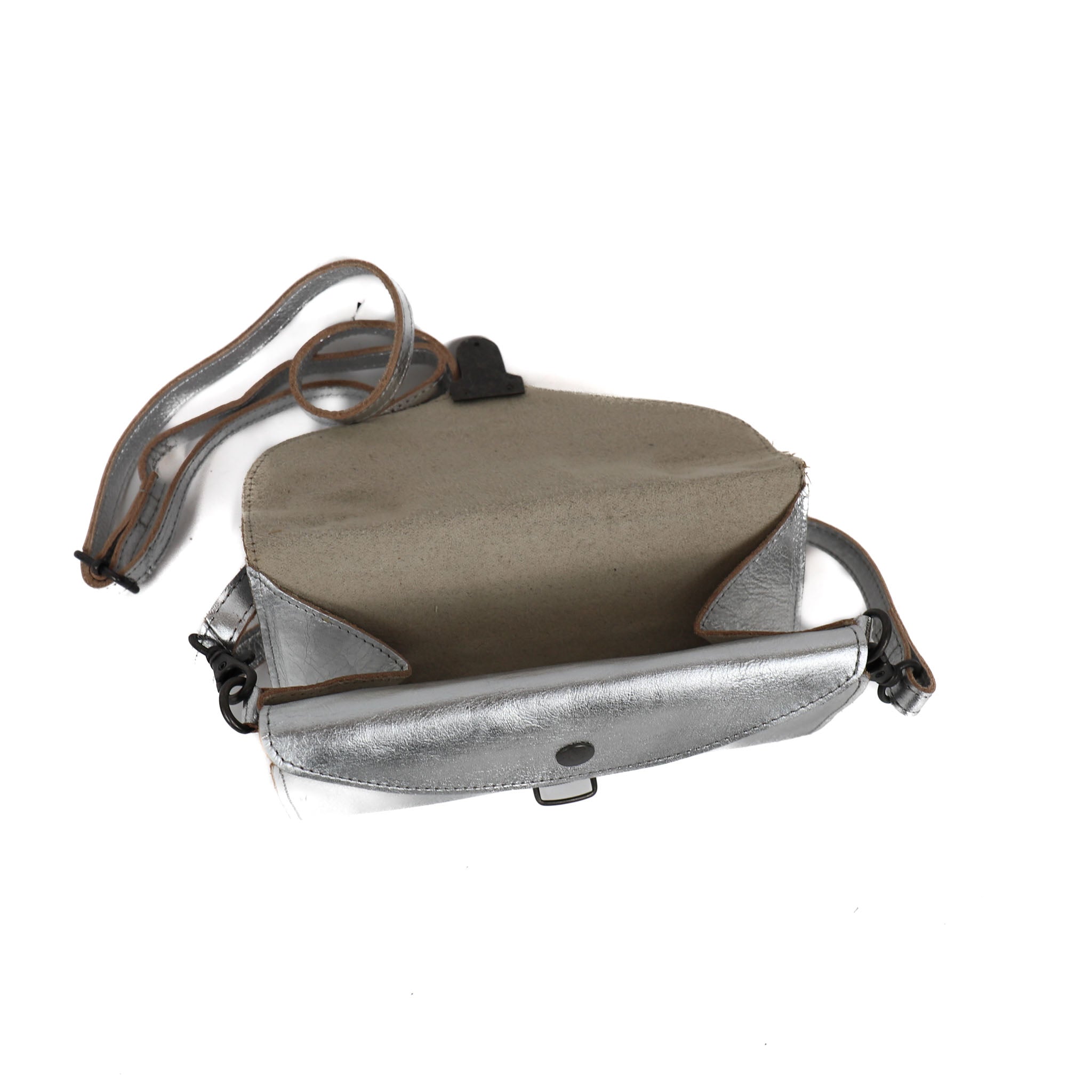 Clutch/envelope bag 'Pascalle' silver