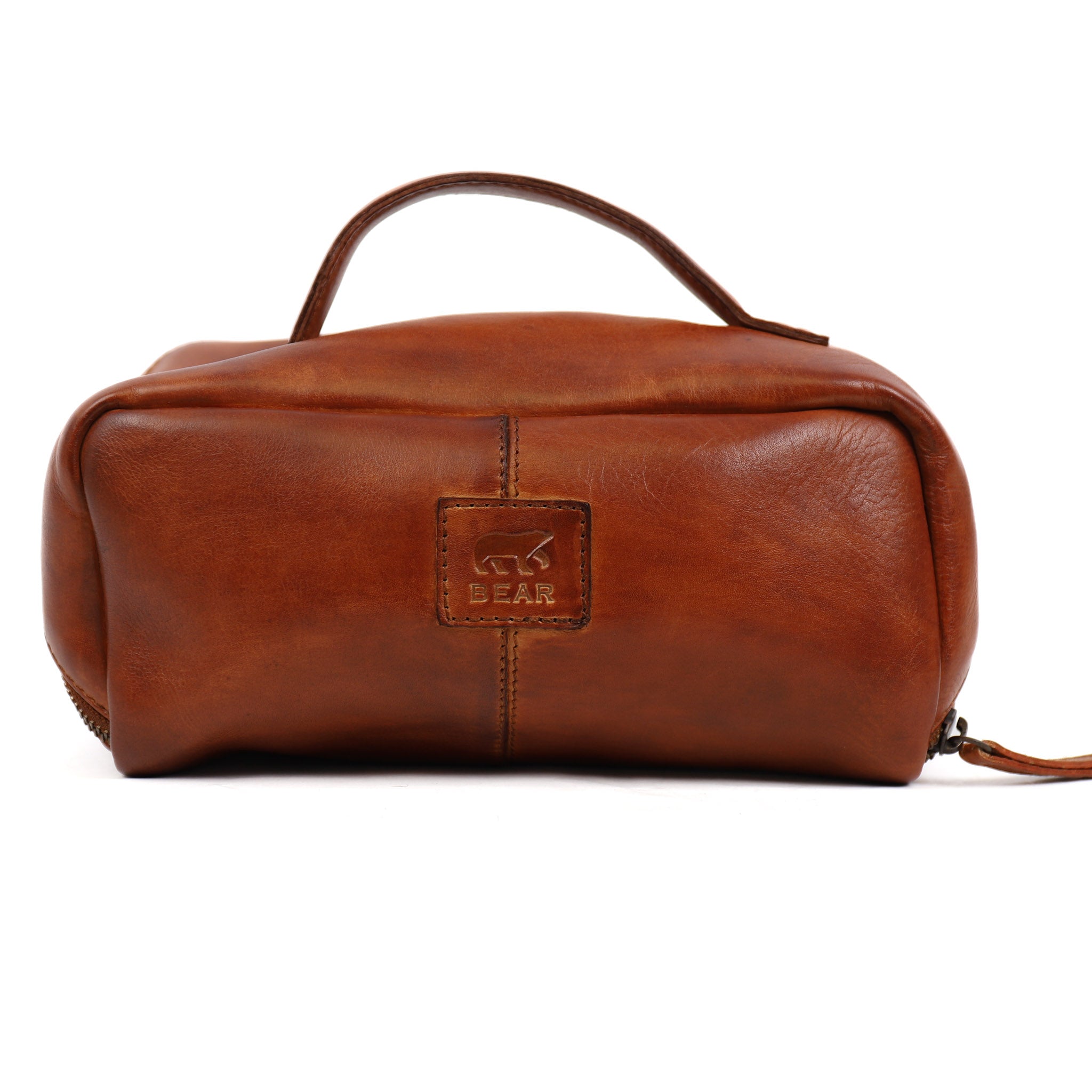 Toiletry bag 'Simone' cognac