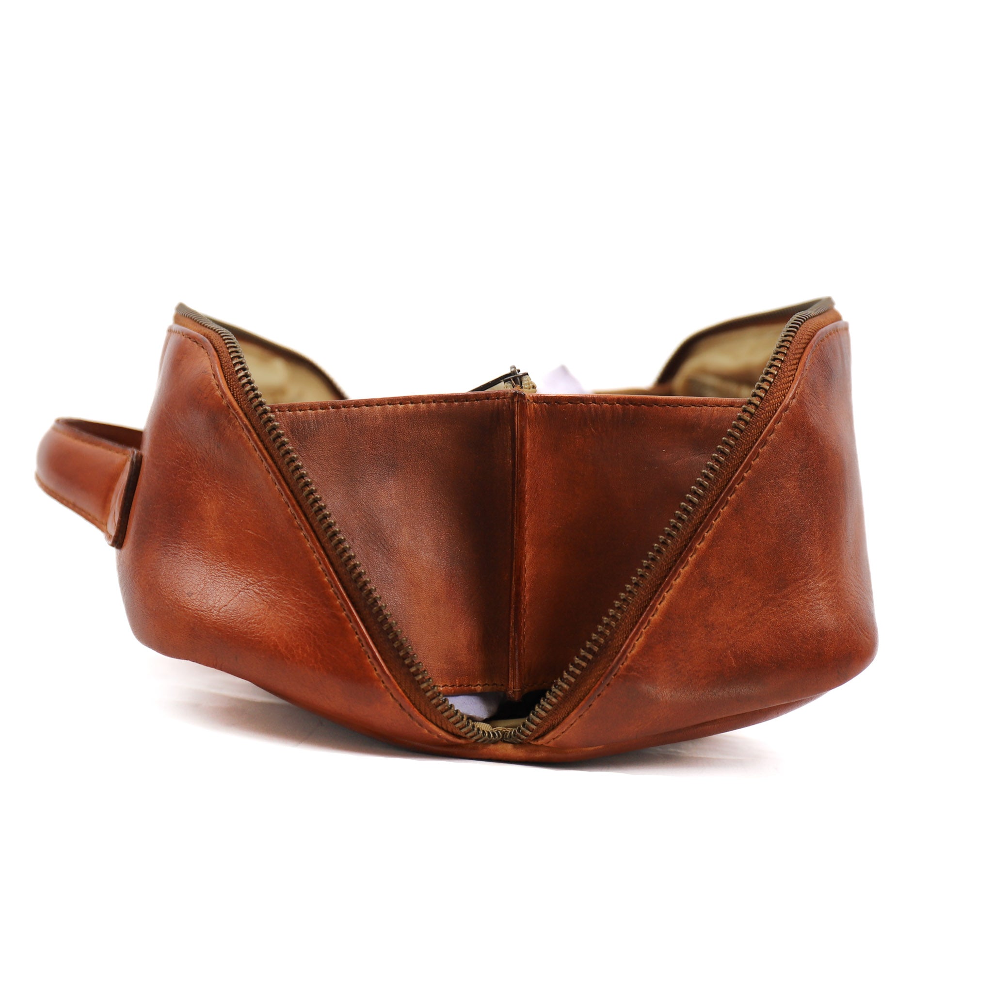 Toiletry bag 'Simone' cognac