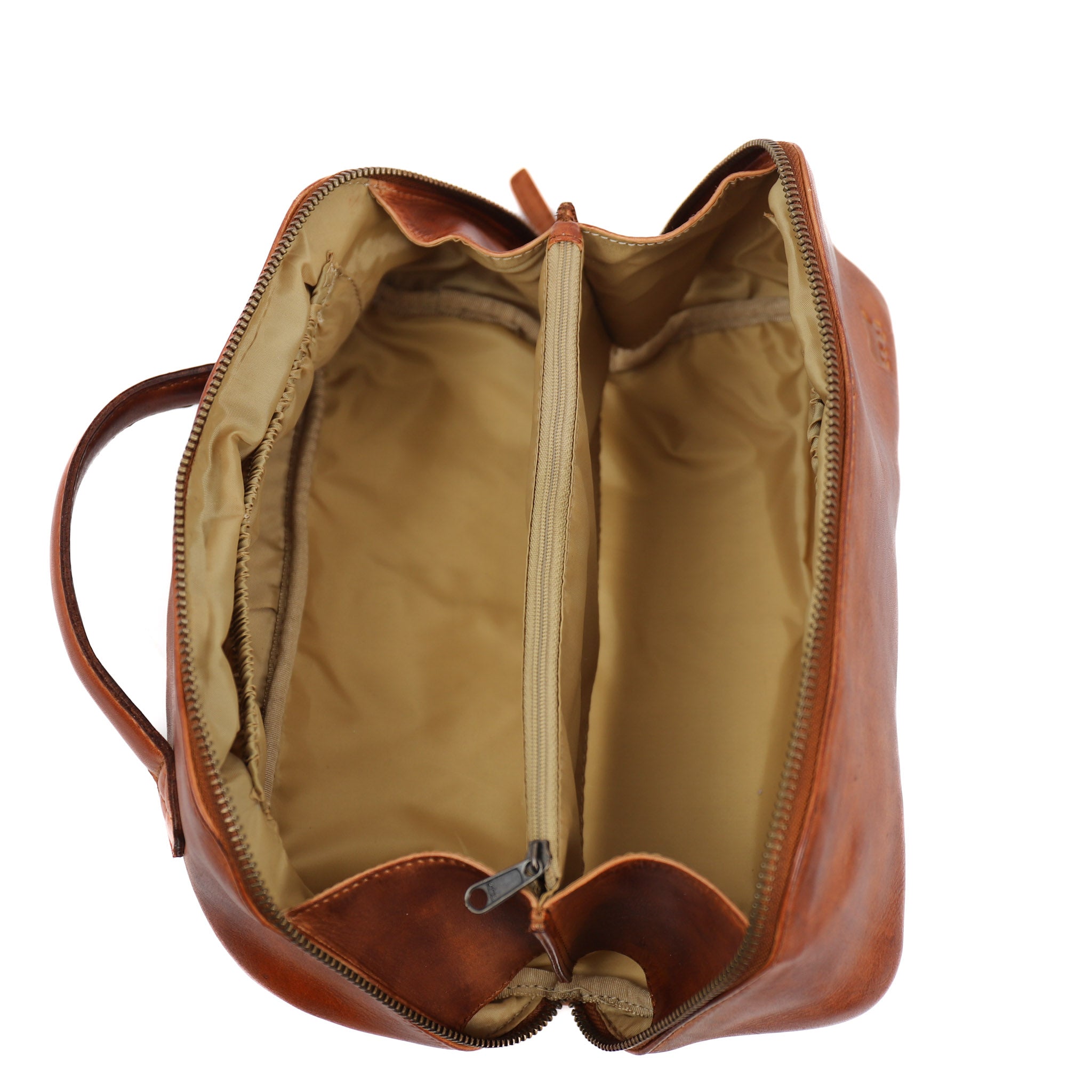 Toiletry bag 'Simone' cognac