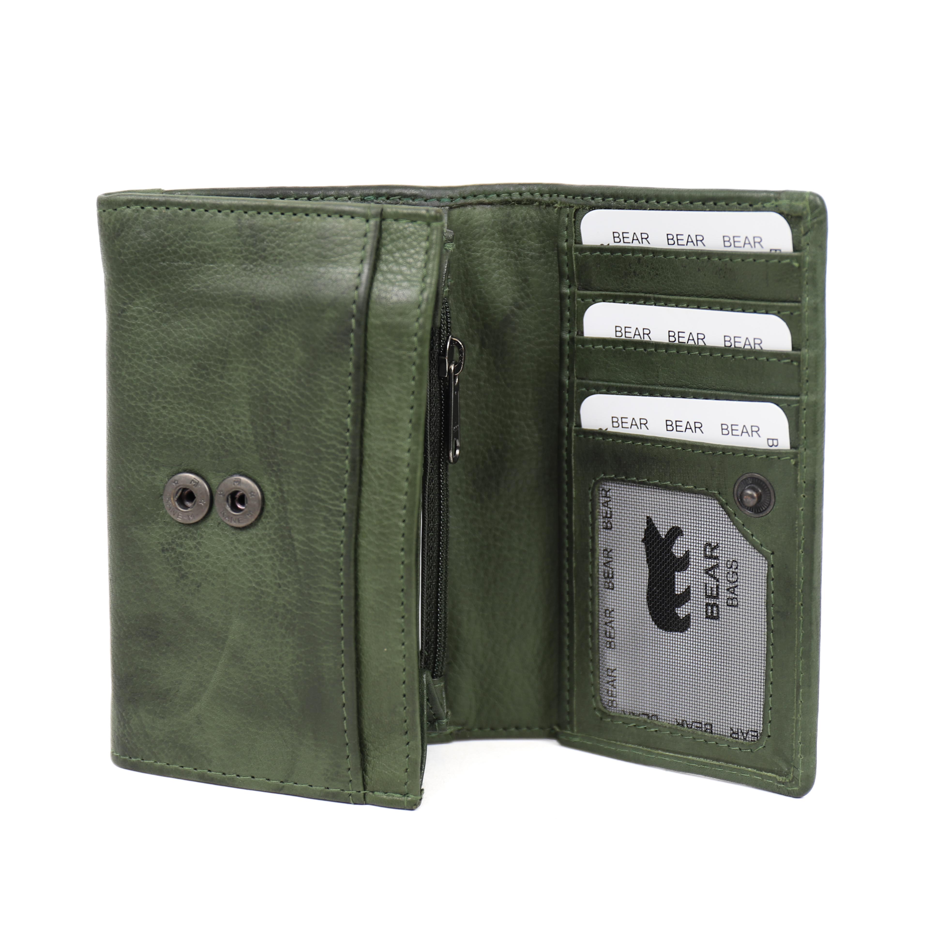 Wrap wallet 'Sweety' green - CP 5066