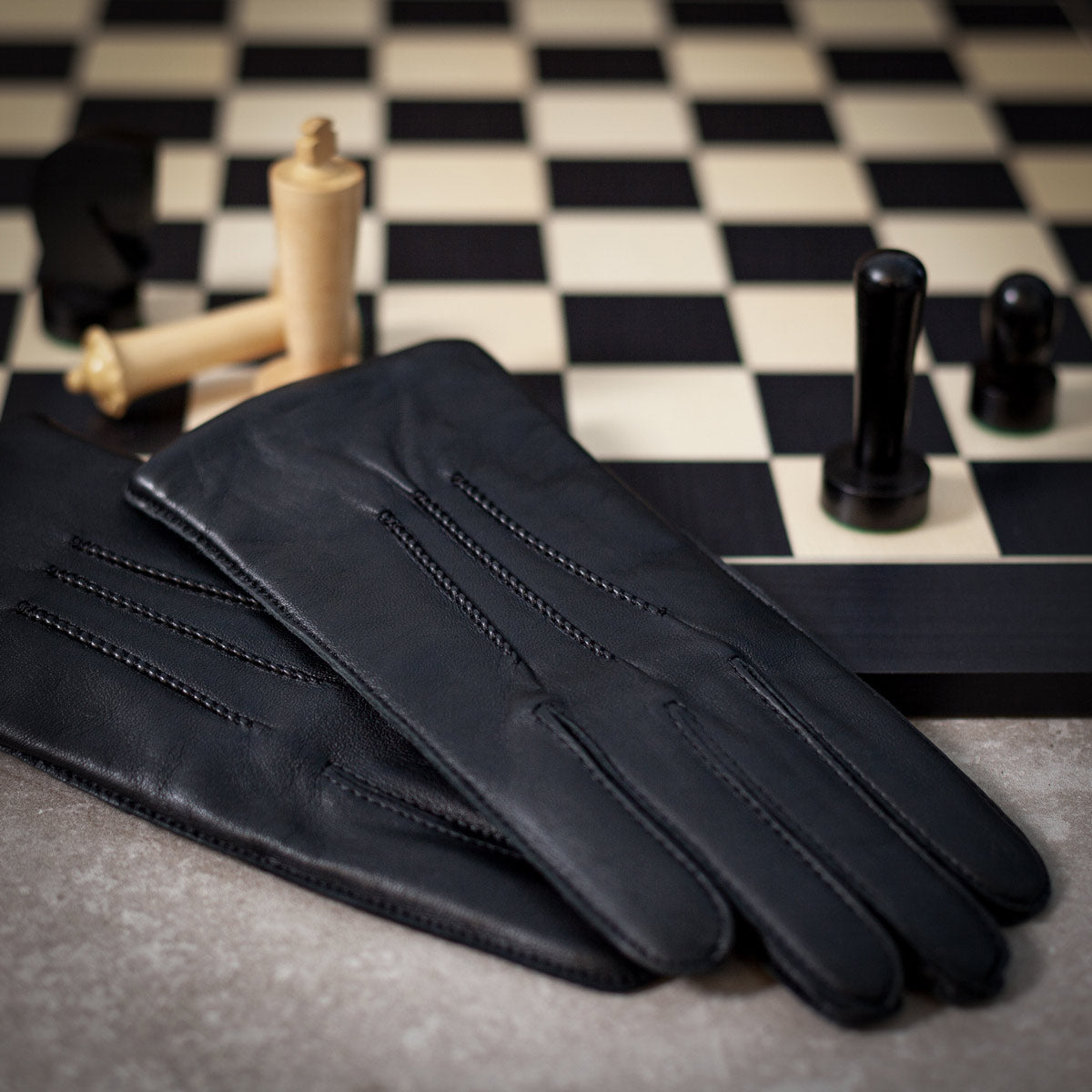 Heren handschoenen 'Paul' zwart