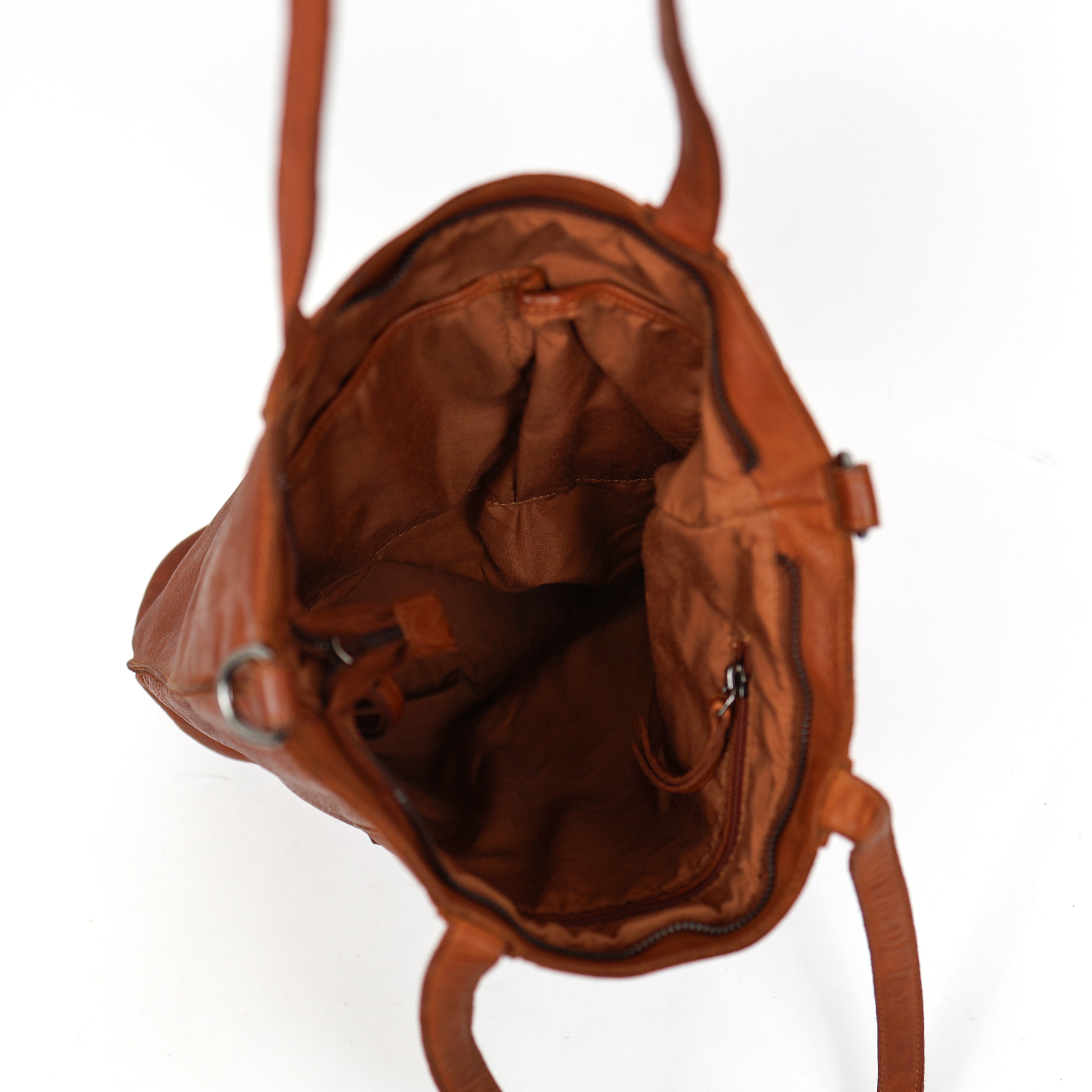 Hand-/schoudertas 'Liz' cognac