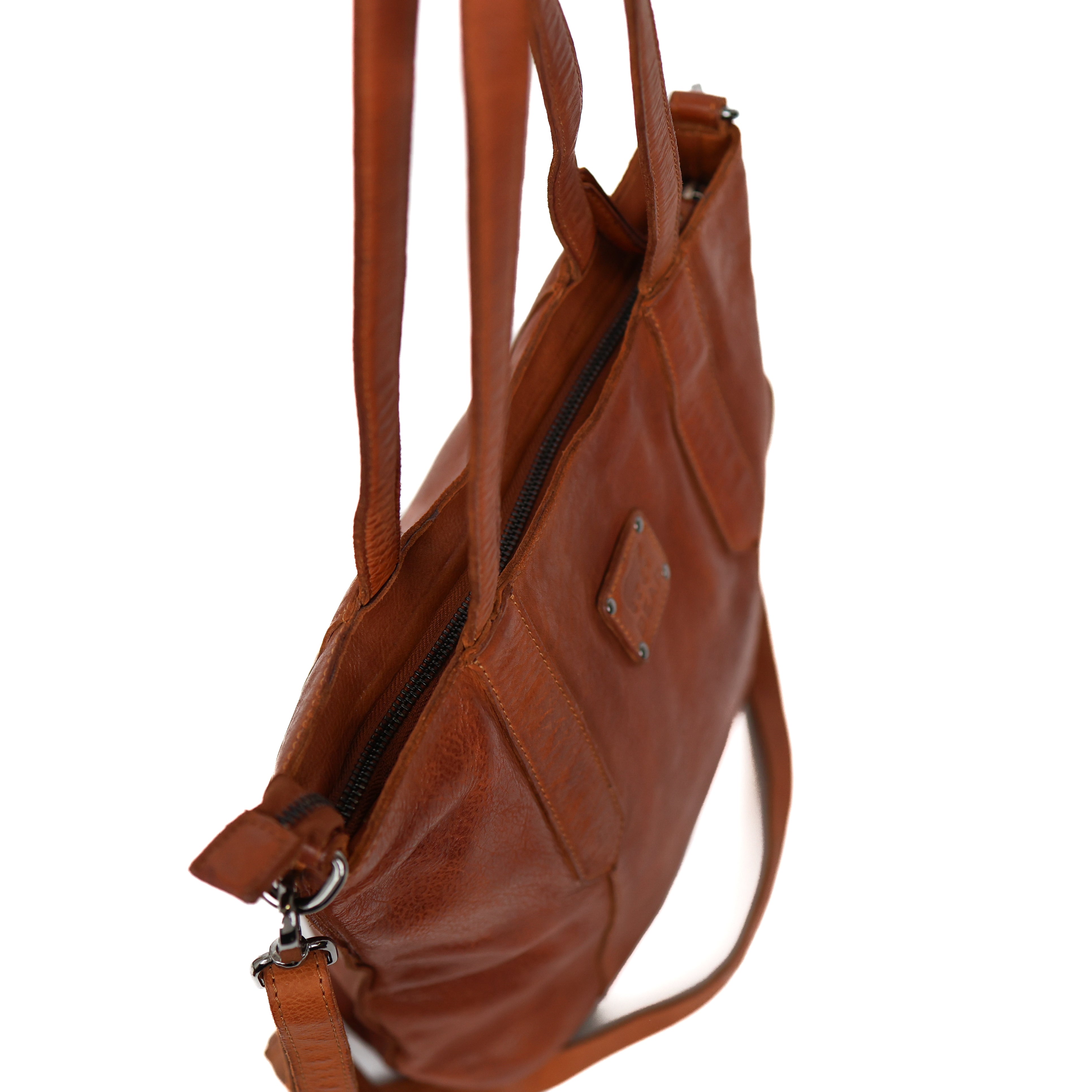 Hand-/schoudertas 'Liz' cognac
