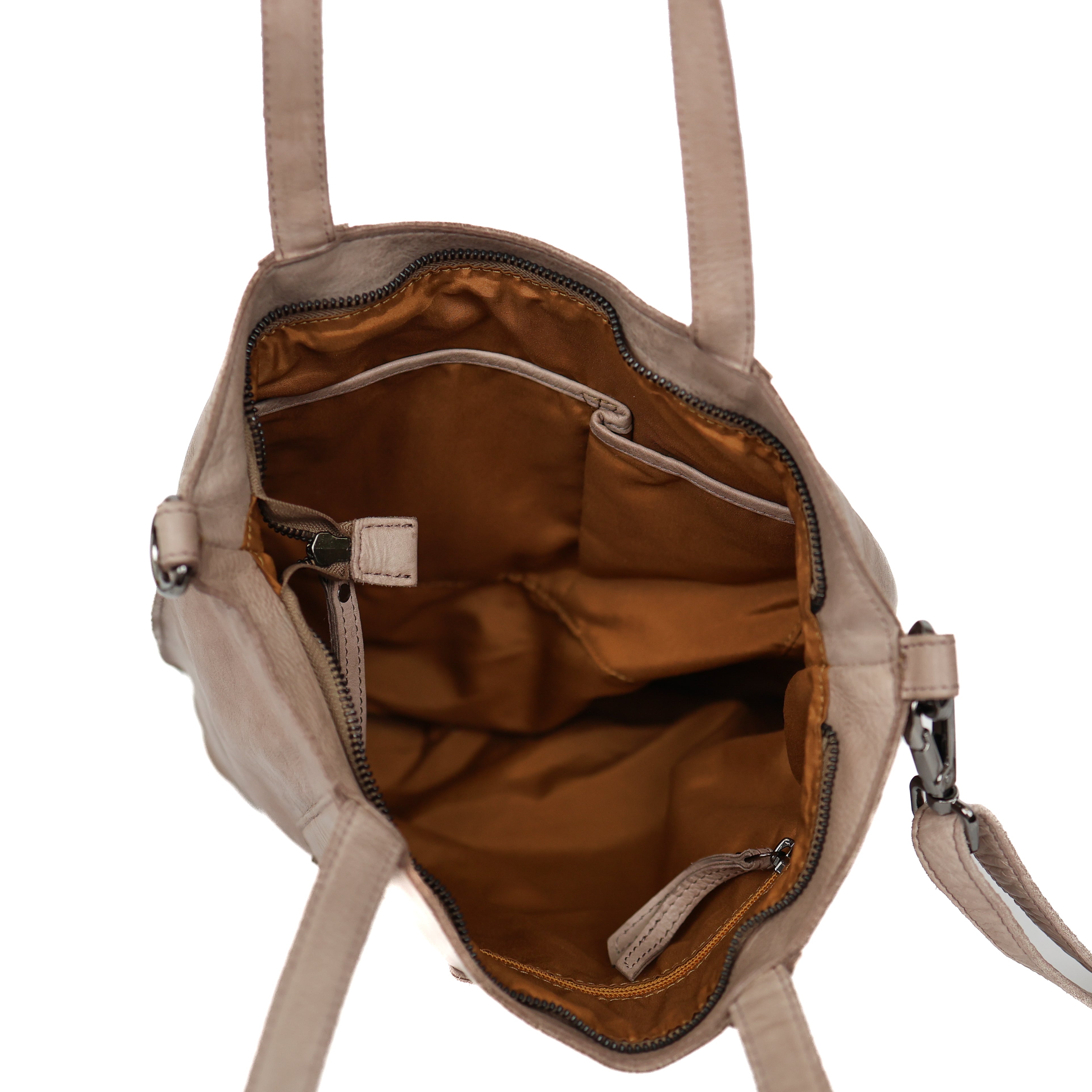 Hand/shoulderbag 'Liz' taupe