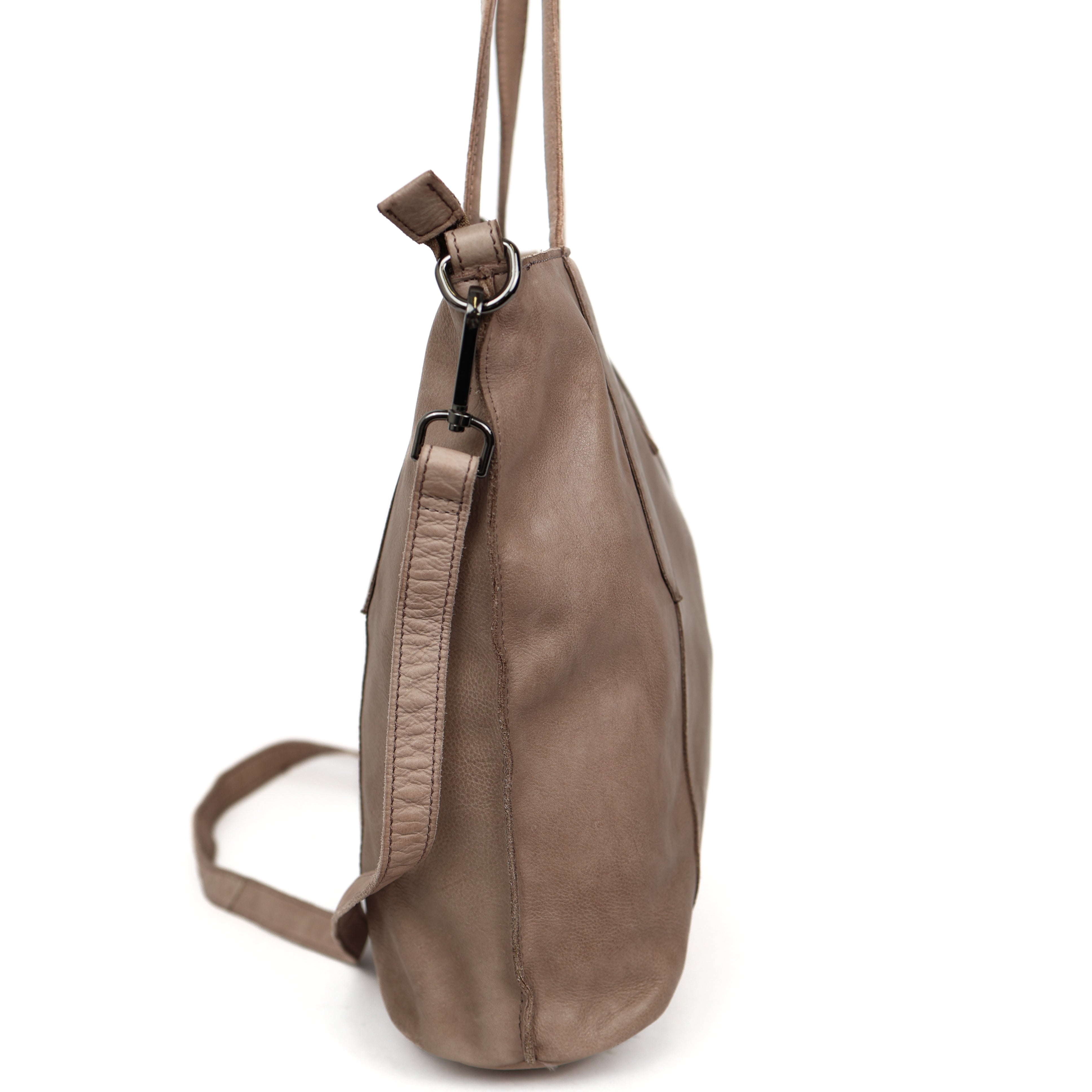 Hand/shoulderbag 'Liz' taupe