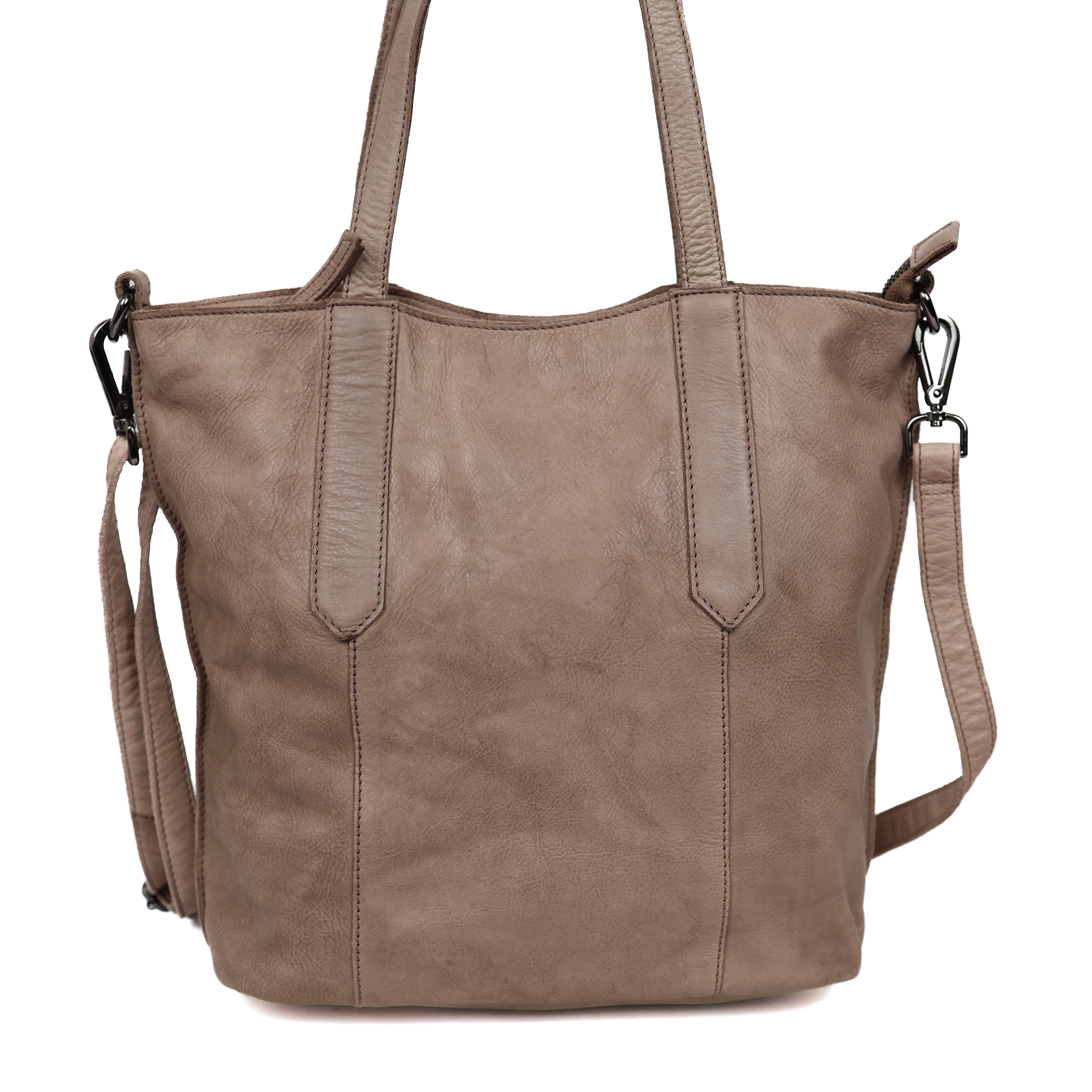 Hand/shoulderbag 'Liz' taupe