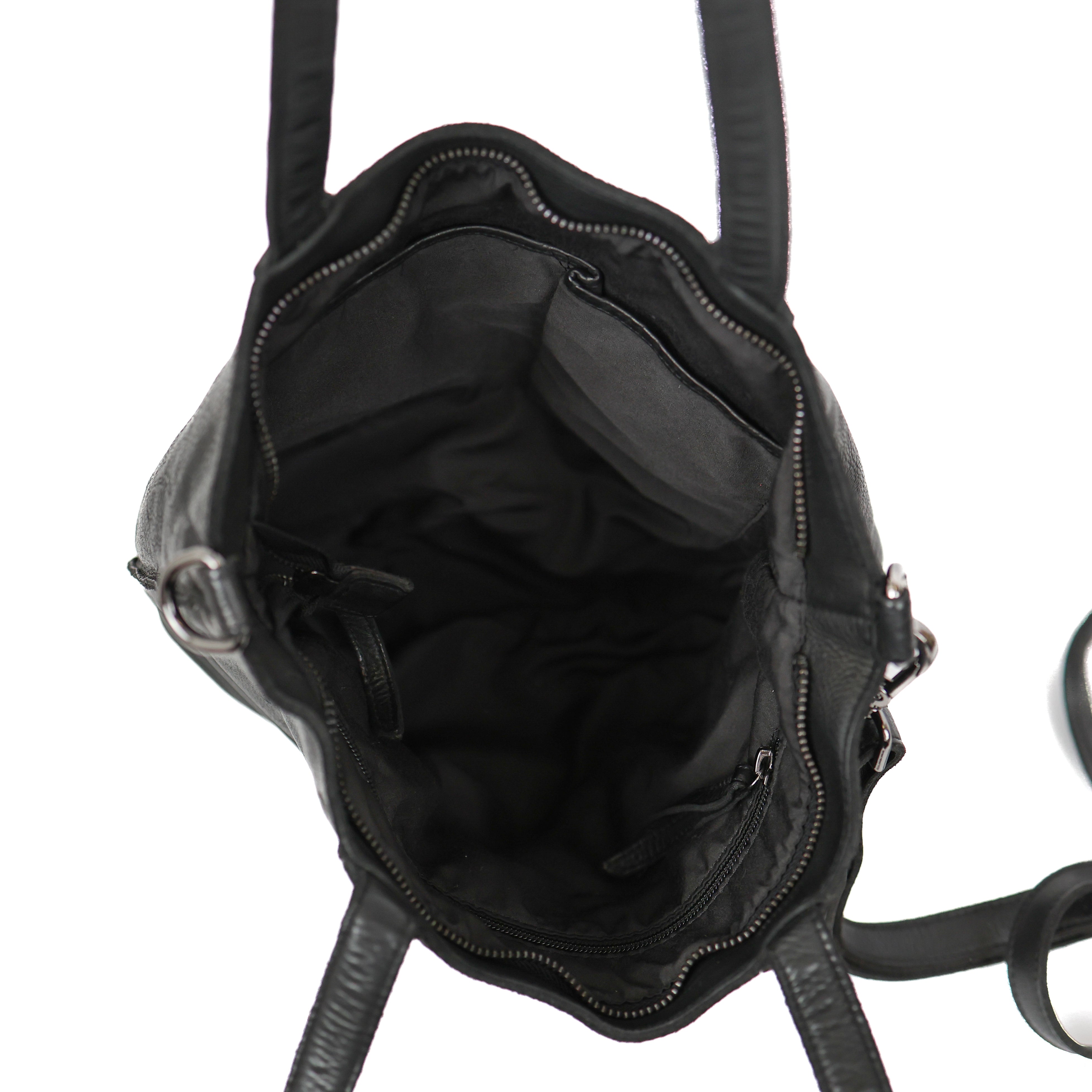 Hand/shoulderbag 'Liz' black