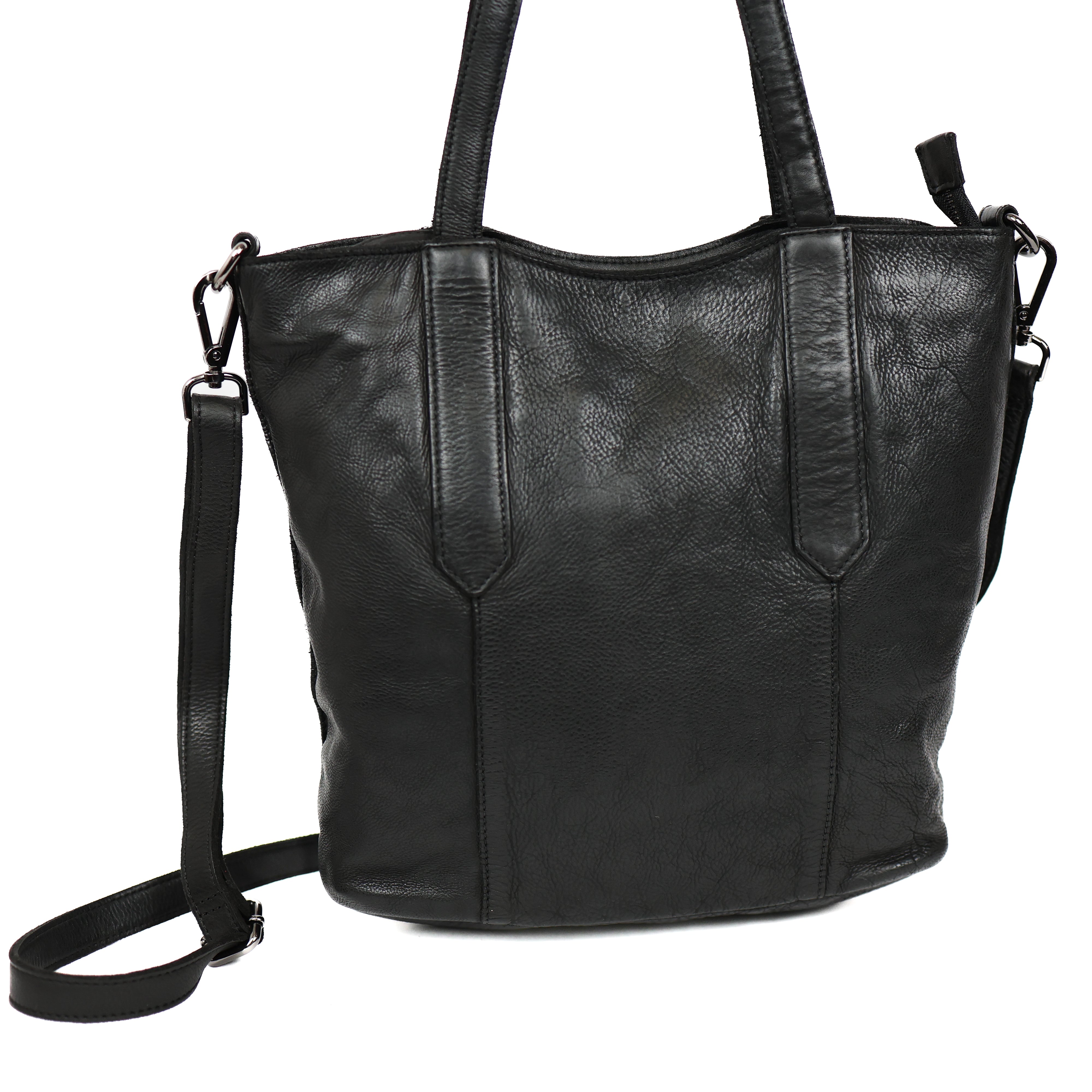 Hand/shoulderbag 'Liz' black