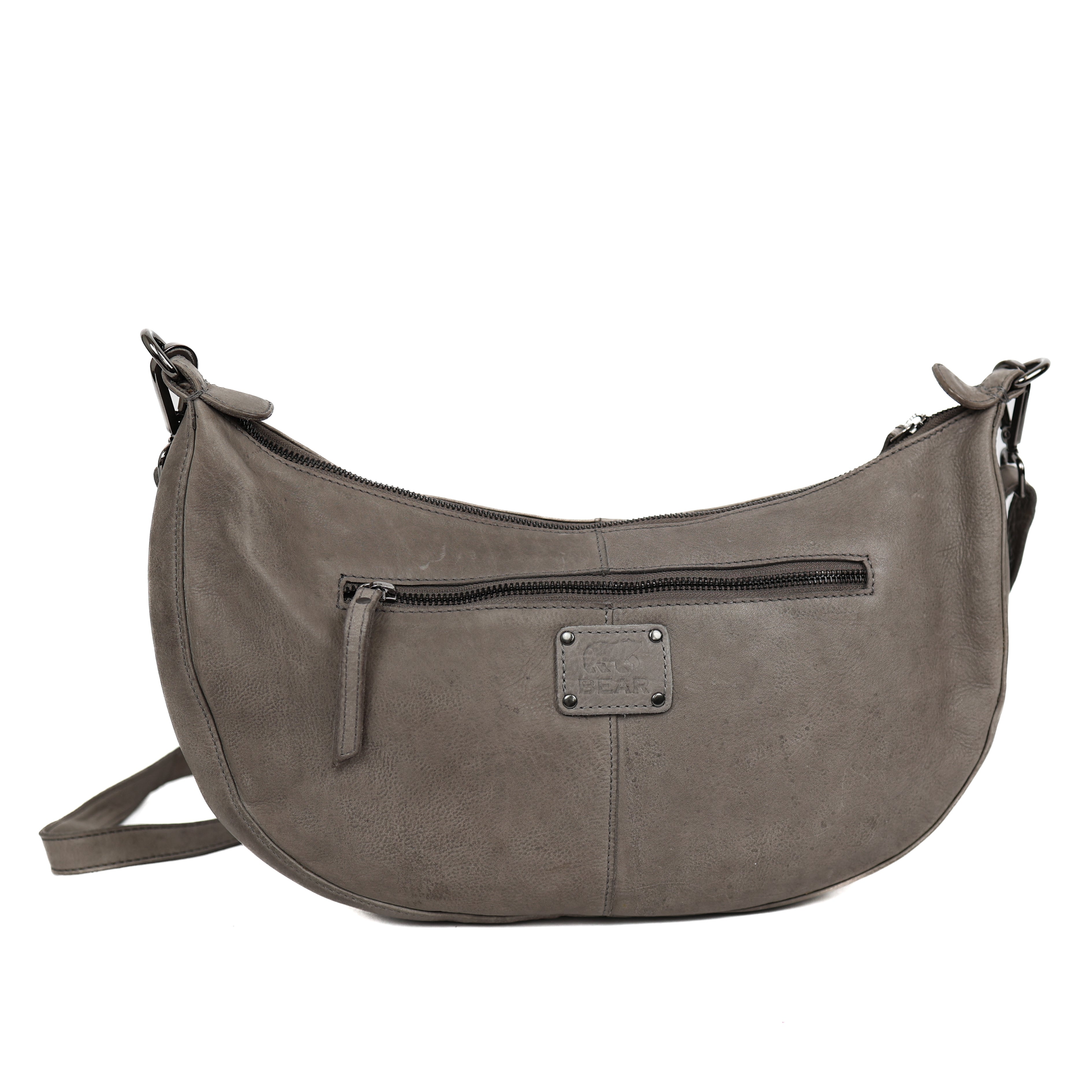 Medium sized pouch bag 'Ilse' grey