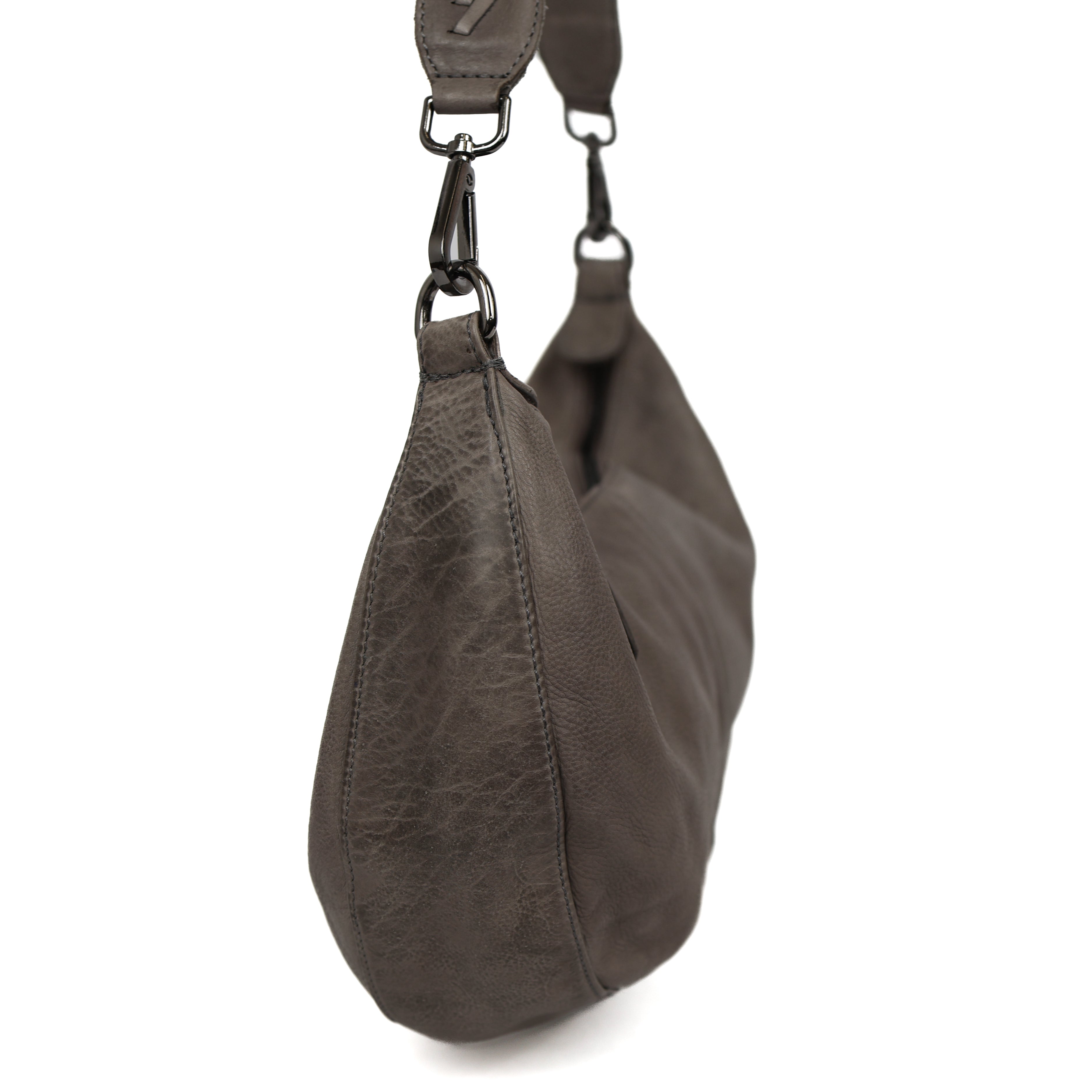 Medium sized pouch bag 'Ilse' grey