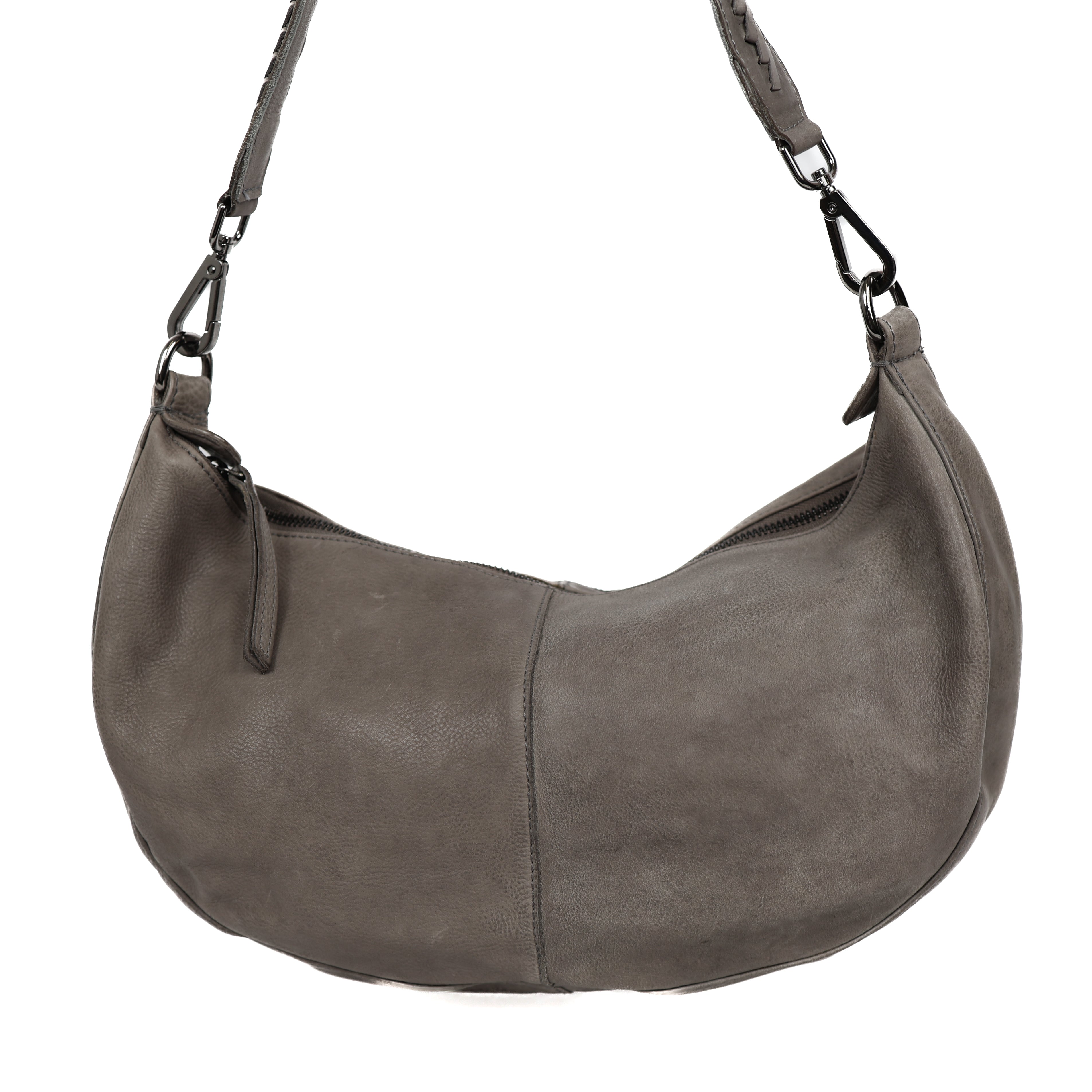 Medium sized pouch bag 'Ilse' grey
