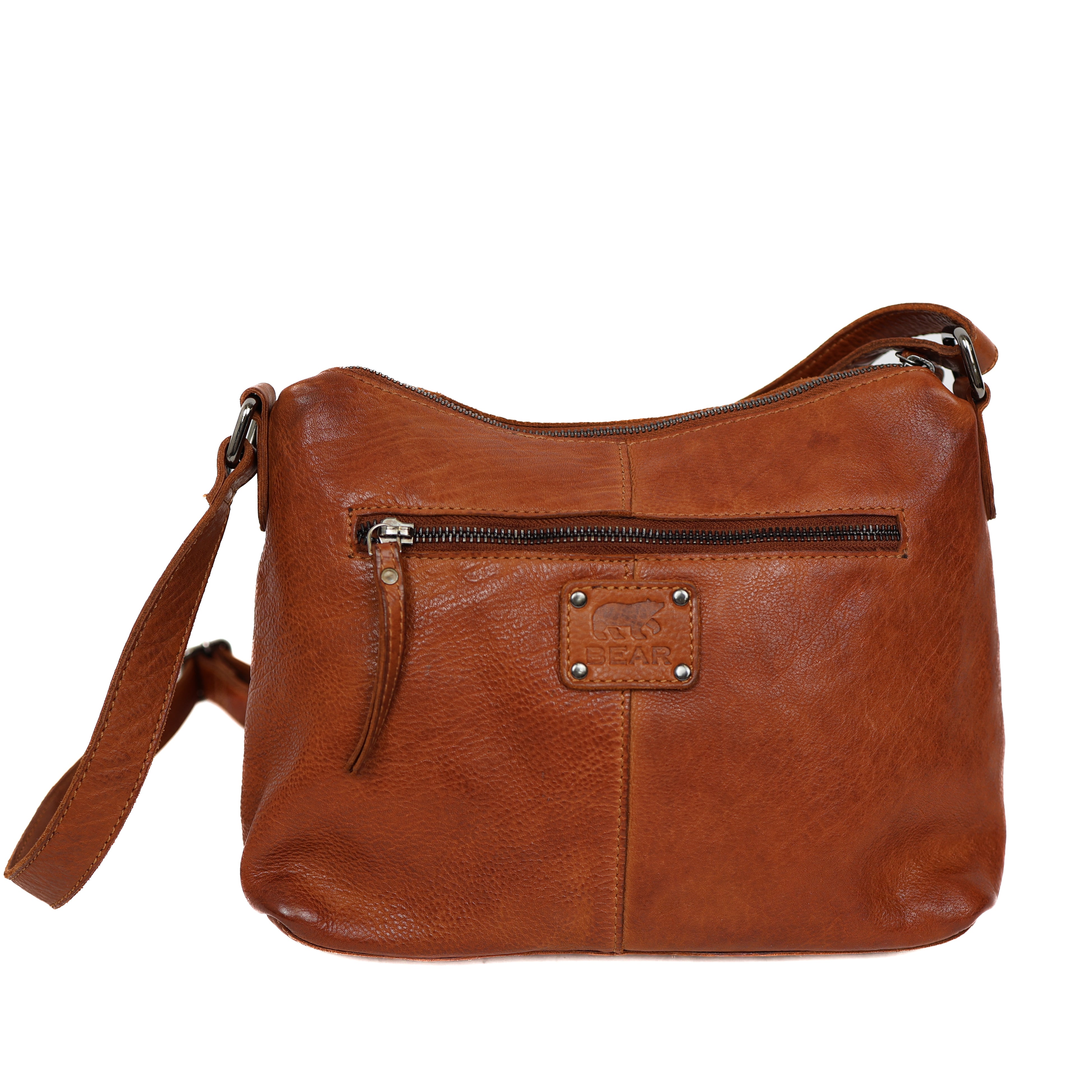 Schoudertas 'Stella' cognac