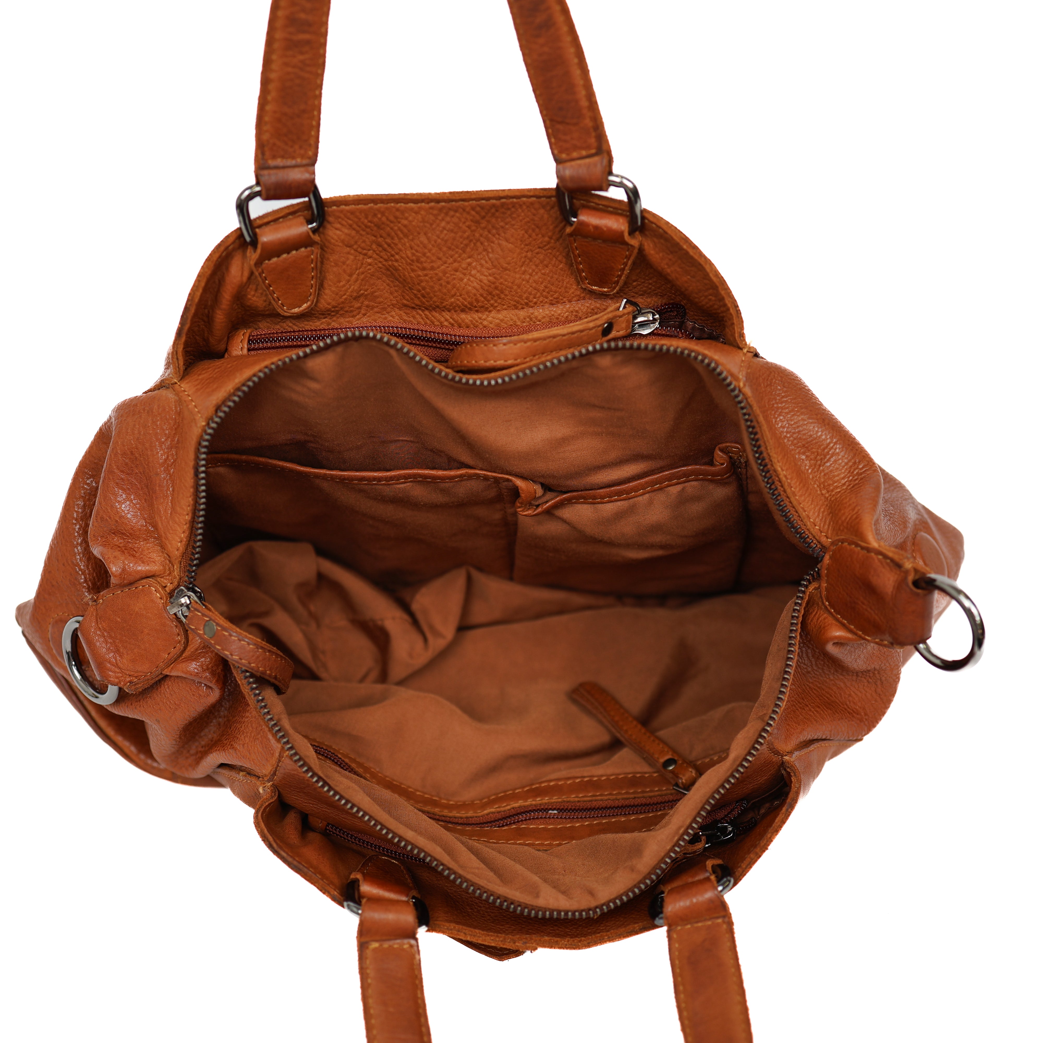 Hand-/schoudertas 'Jinte' cognac