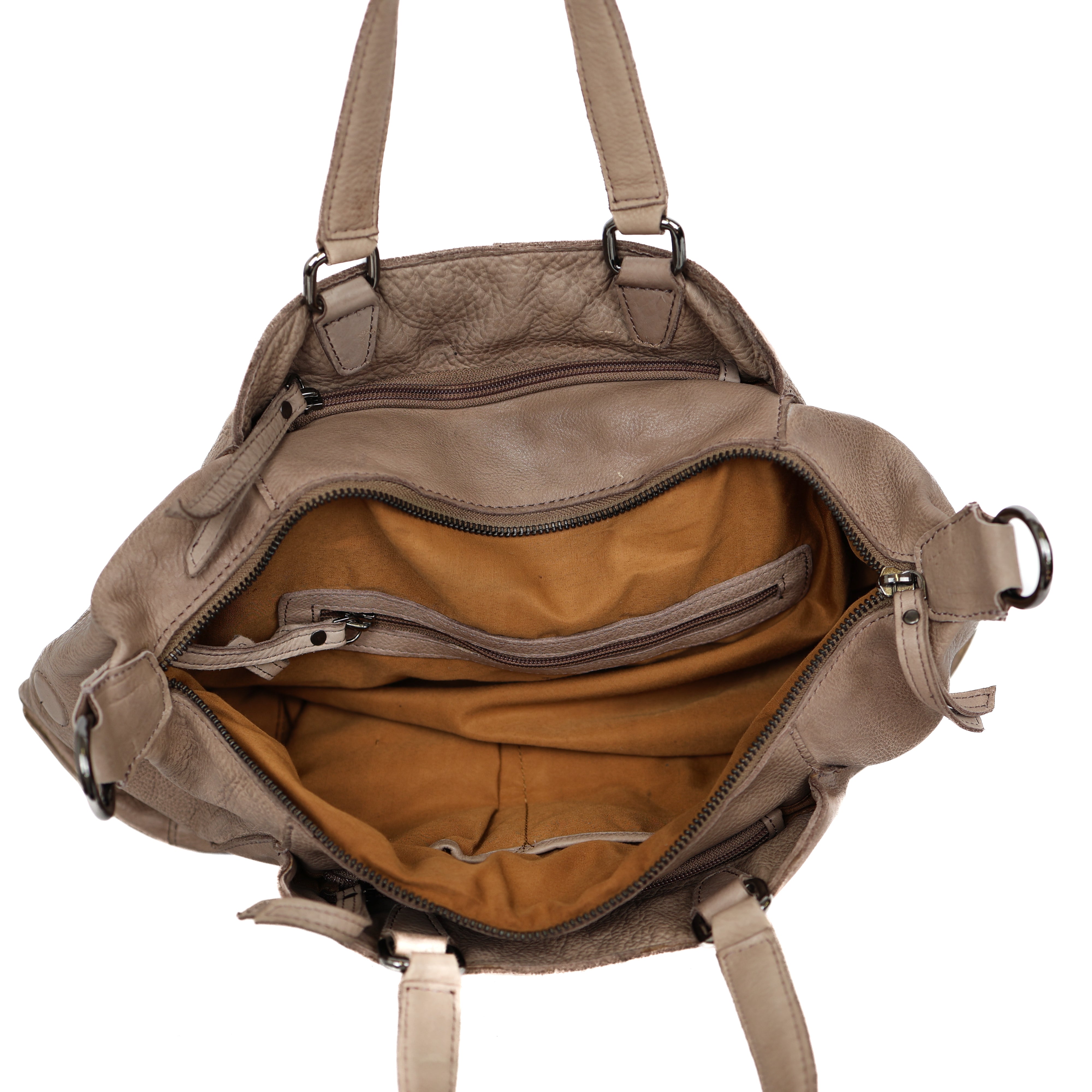 2e Kans: Hand-/schoudertas 'Jinte' taupe