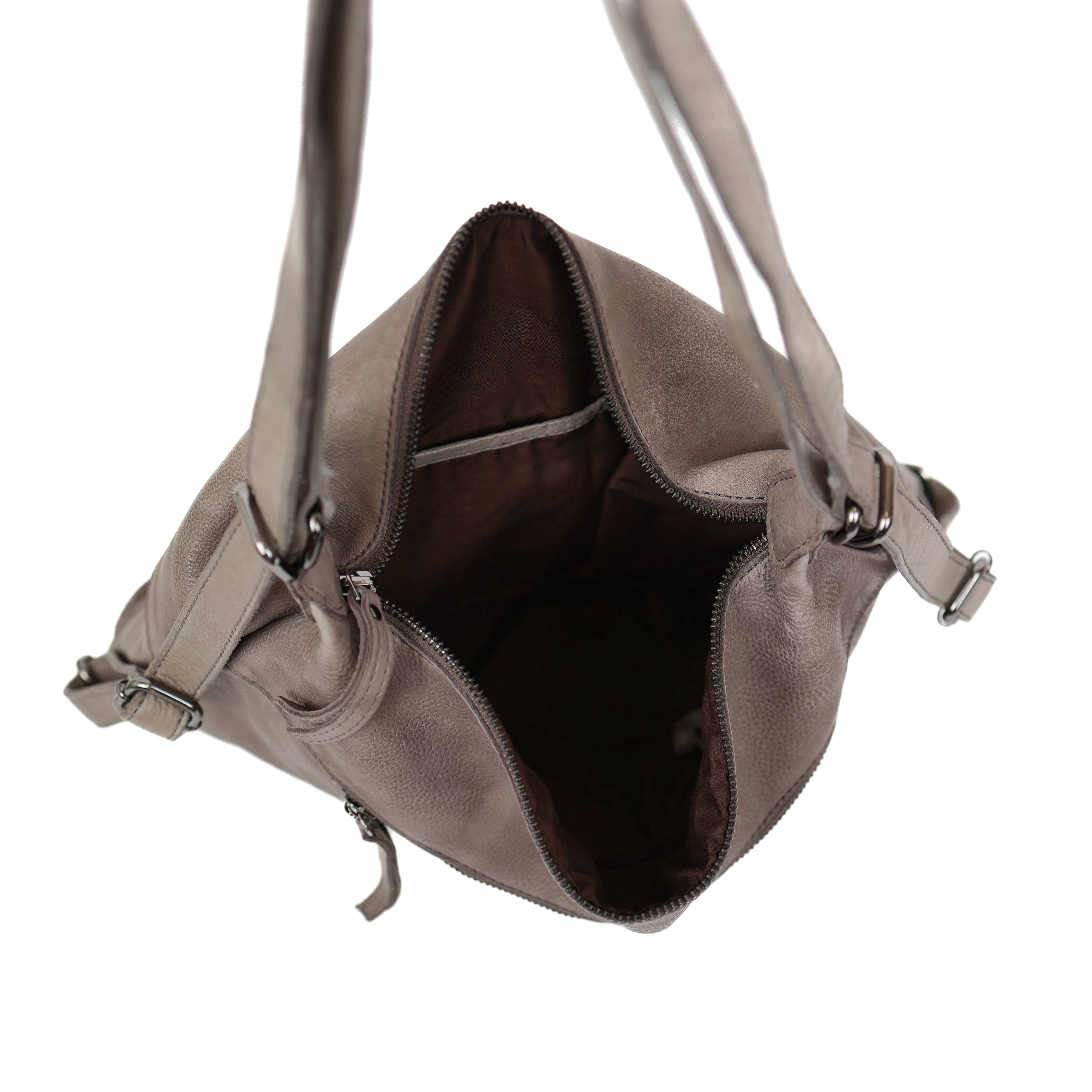 Backpack/handbag 'Veerle' grey