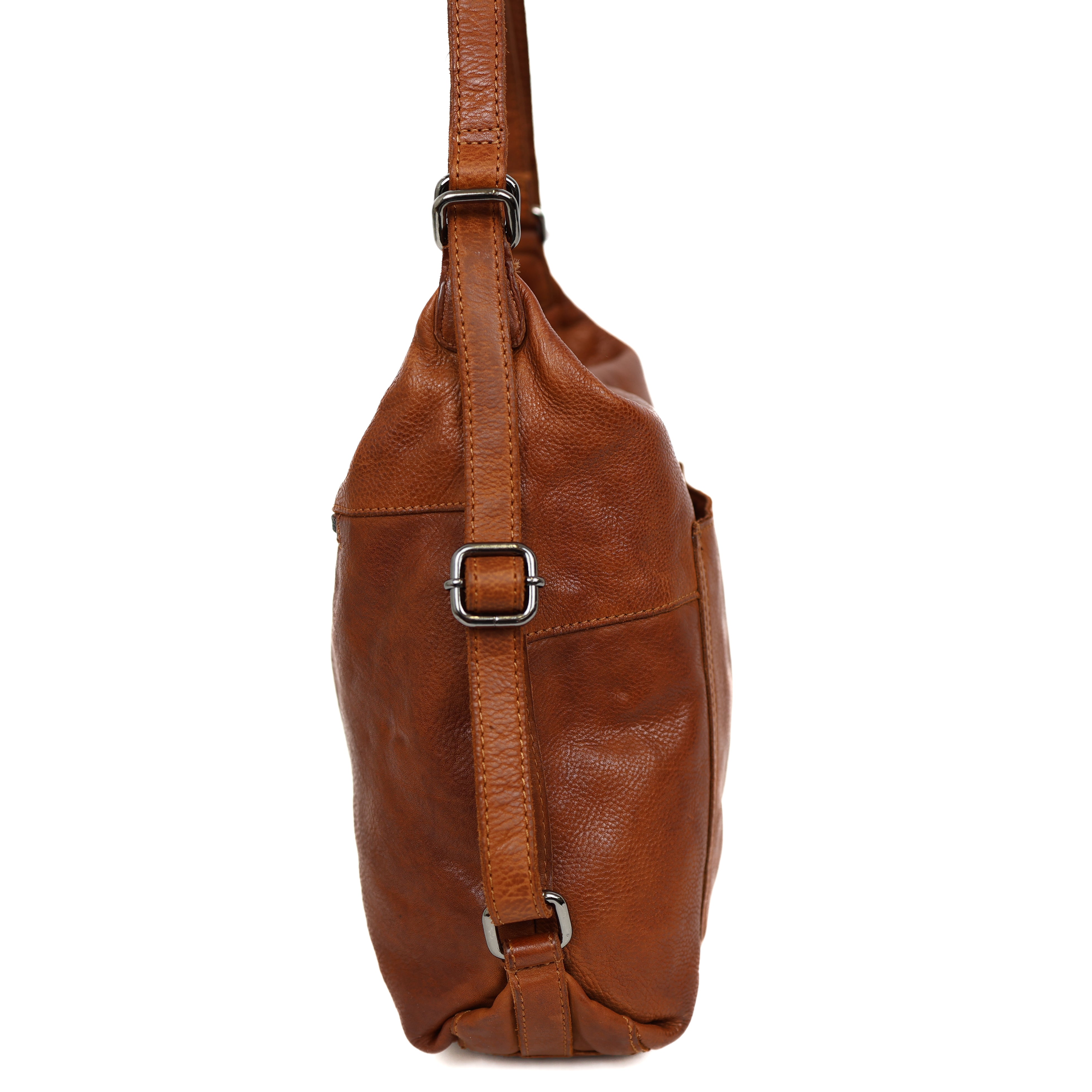 Rugzak/handtas 'Veerle' cognac