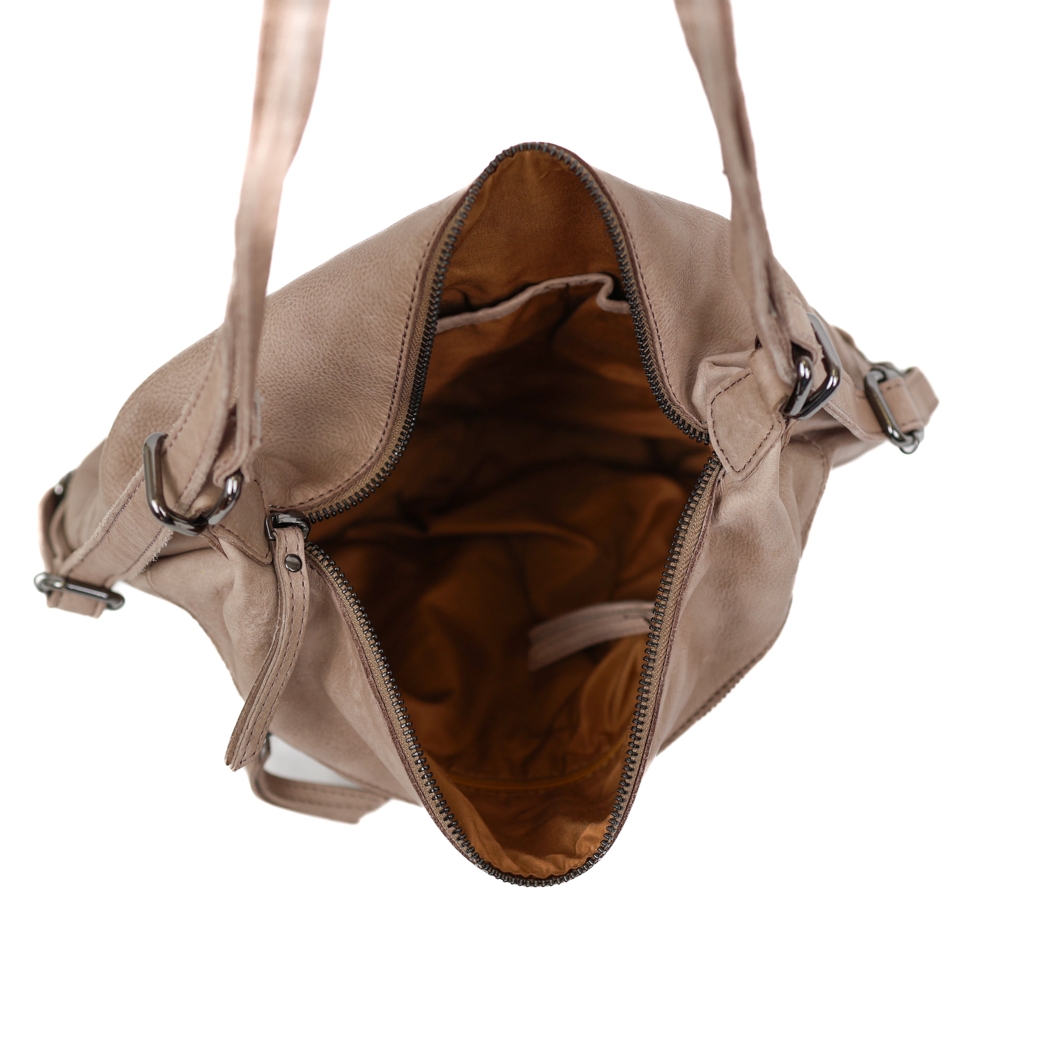 Backpack/handbag 'Veerle' taupe